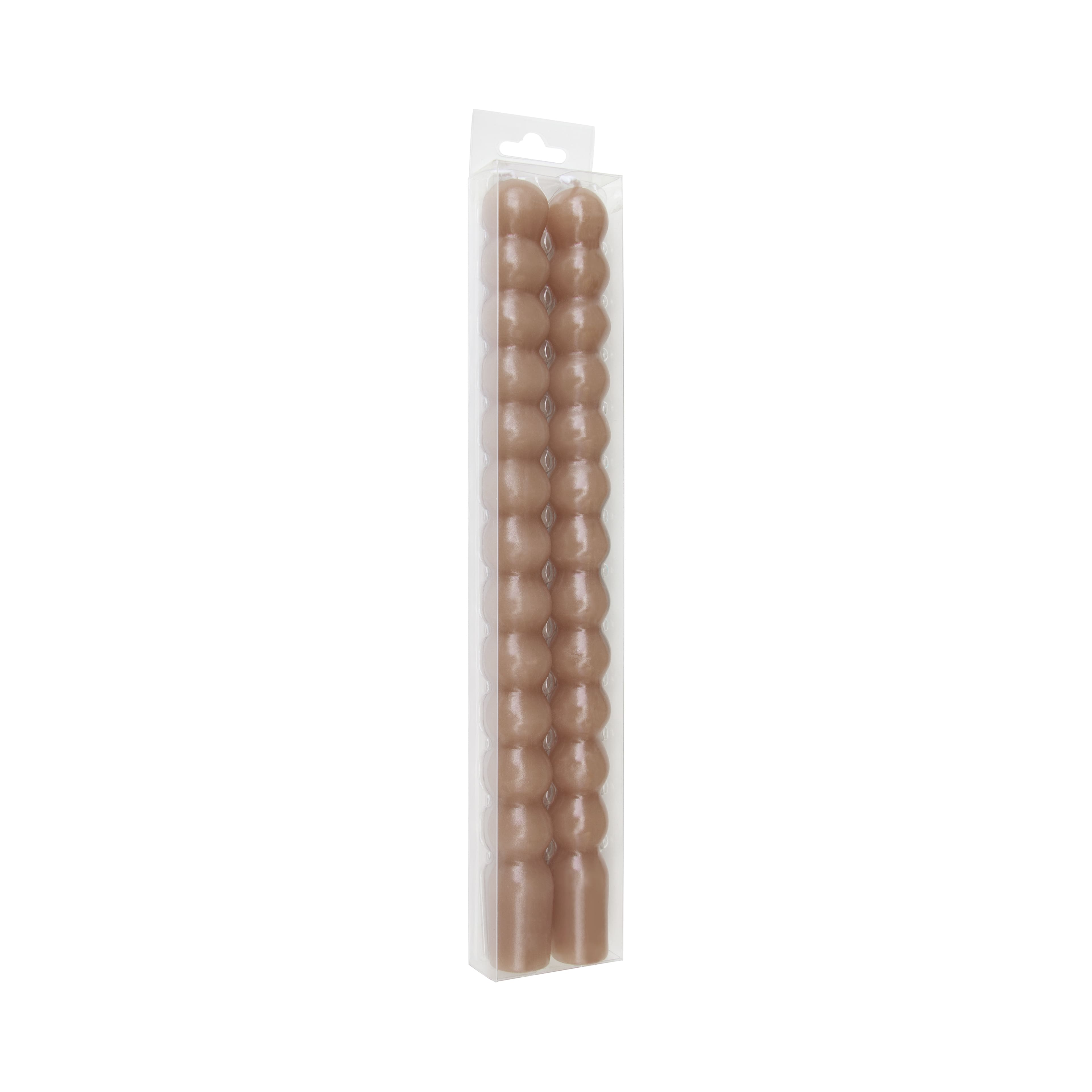 10&#x22; Unscented Bubble Taper Candles, 2ct. by Ashland&#xAE;