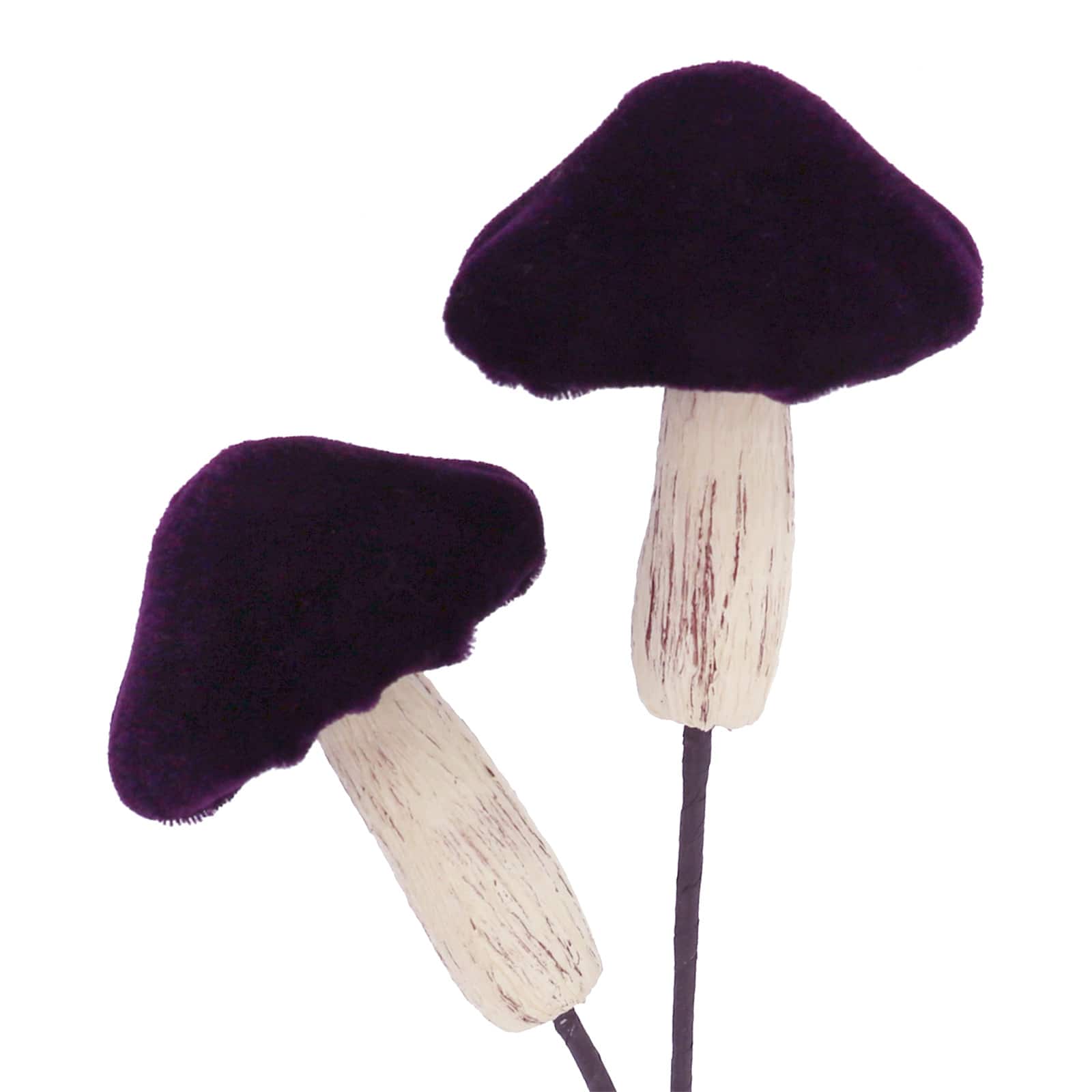 11.5" Purple Velvet Mushroom Pick by Ashland®