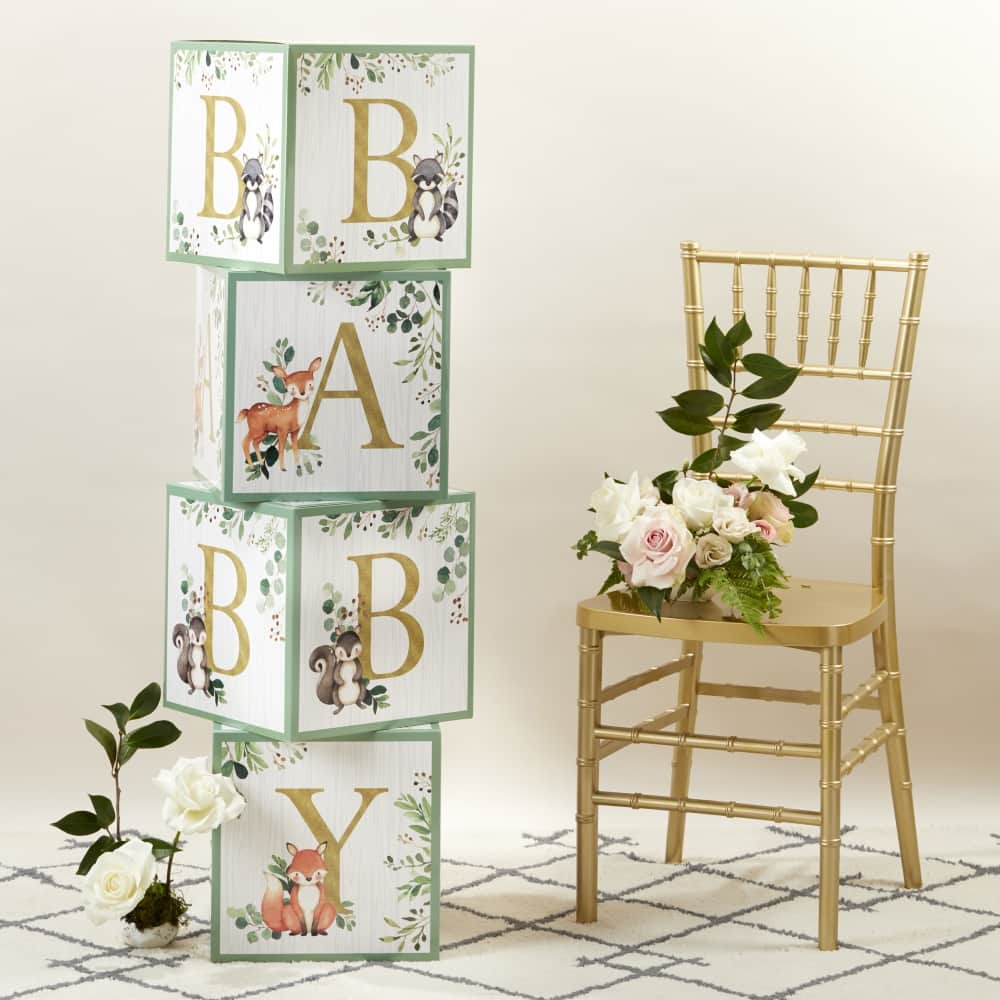 Kate Aspen&#xAE; Woodland Baby Block Box Set