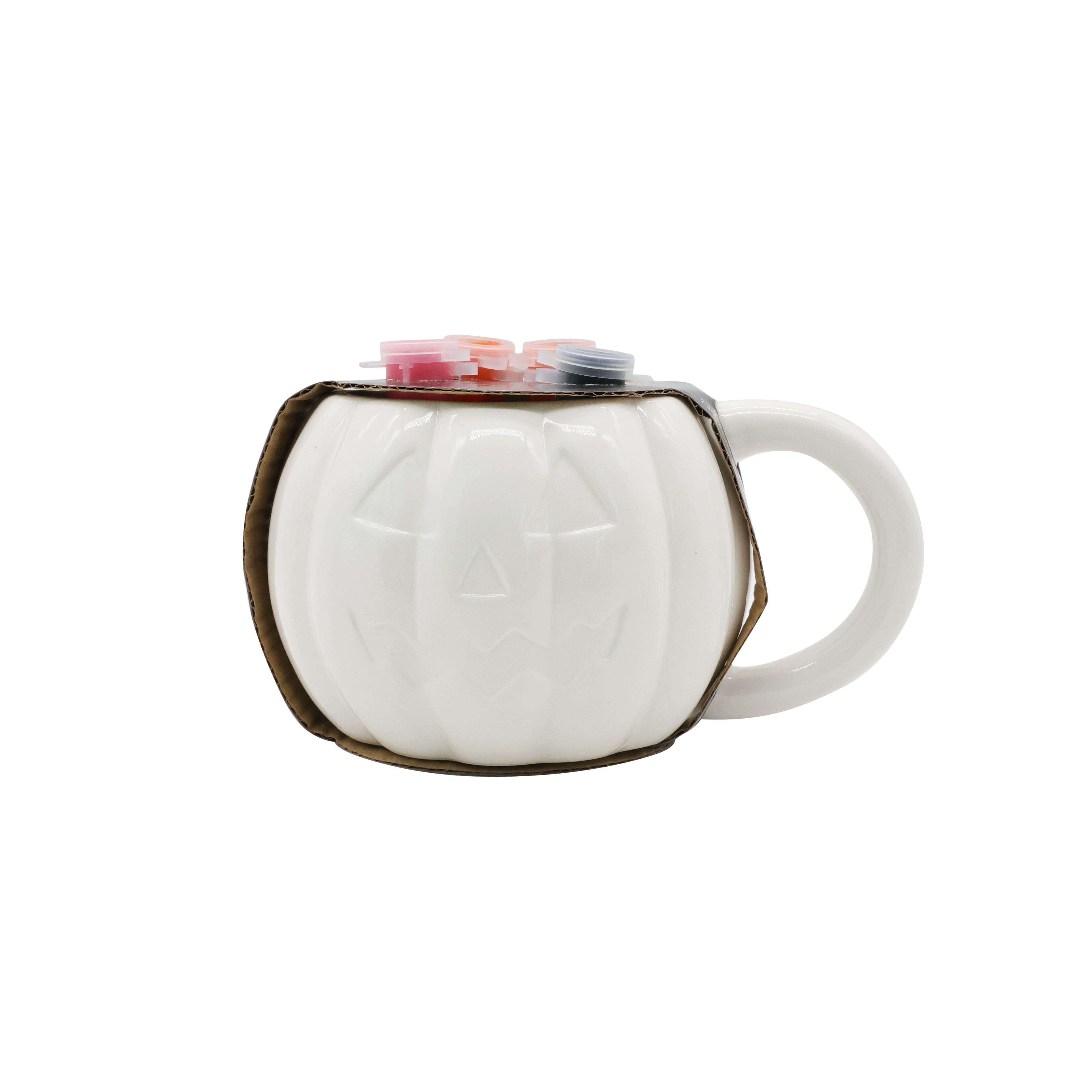 Jack-o&#x27;-Lantern Color Your Own Ceramic Mug Kit by Creatology&#x2122;