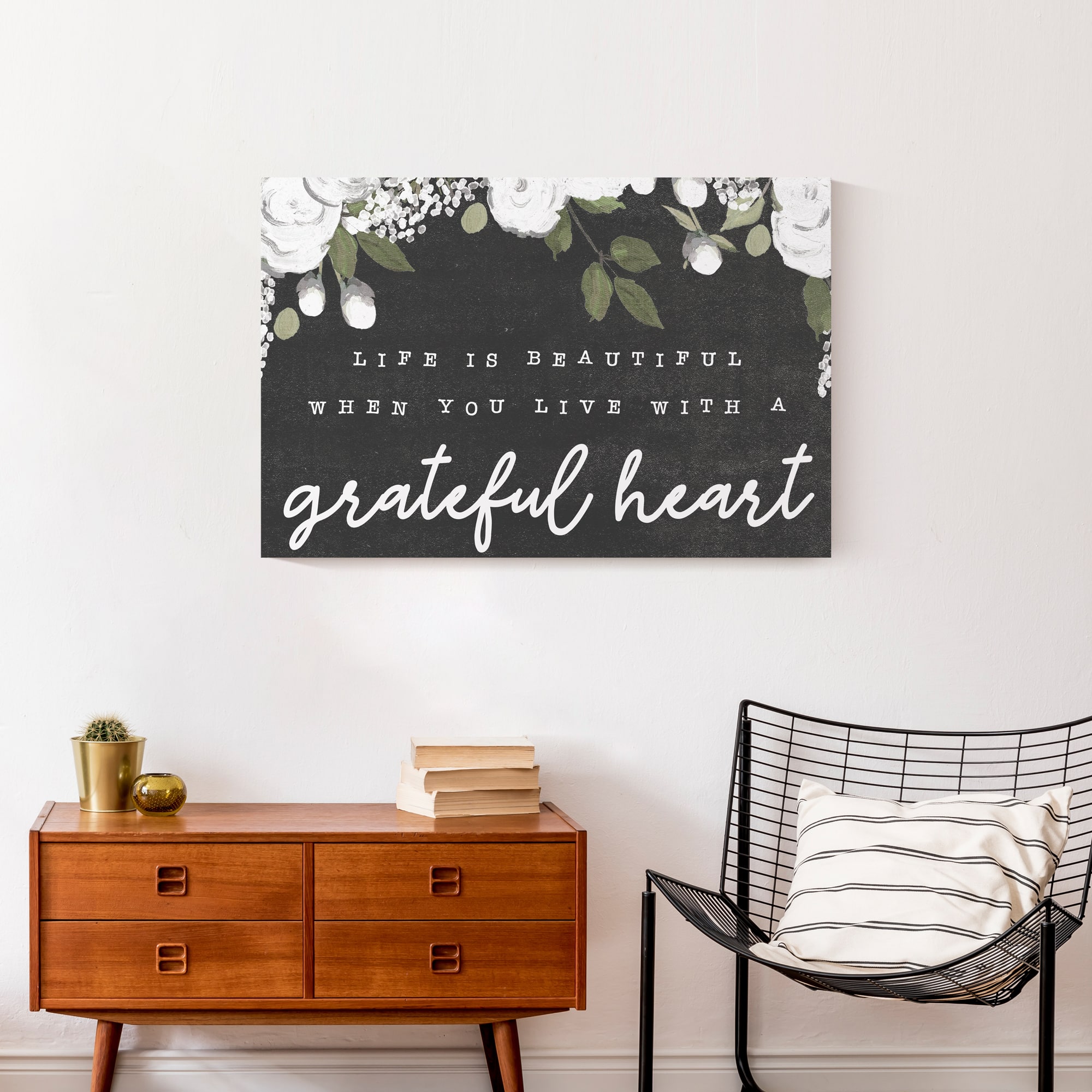 Life is Beautiful Canvas Wall Art