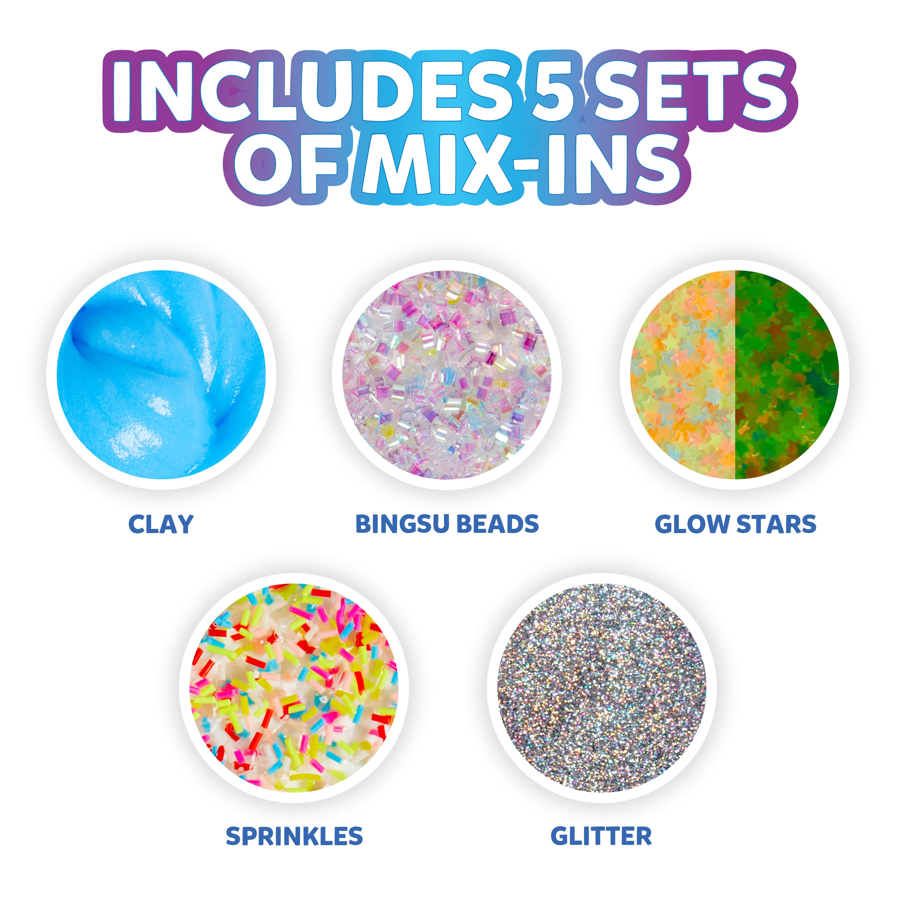 6 Pack: Elmer's® Gue Glassy Clear Deluxe Premade Slime with Mix-Ins