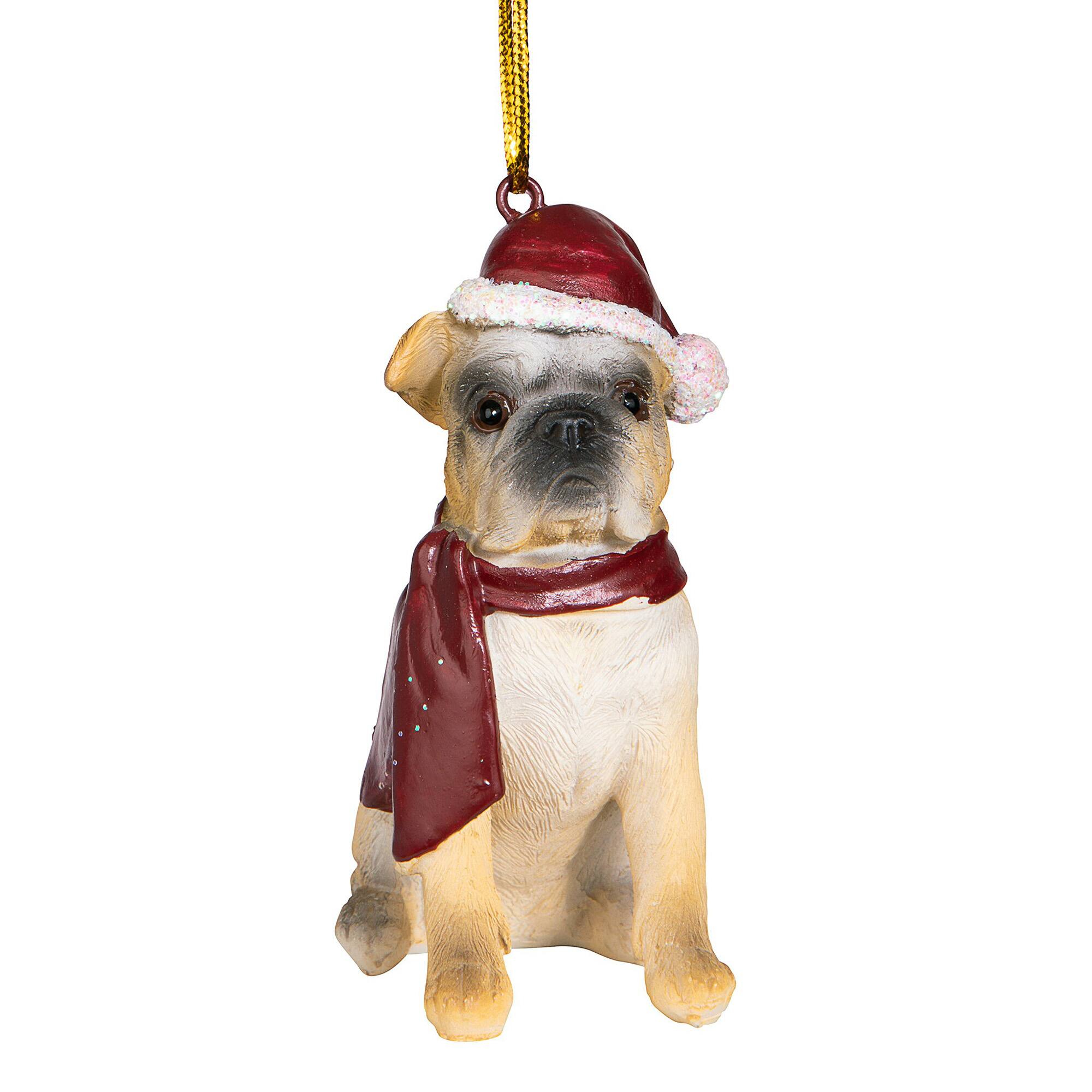 Design Toscano 3.5" Bulldog Ornament Sculpture