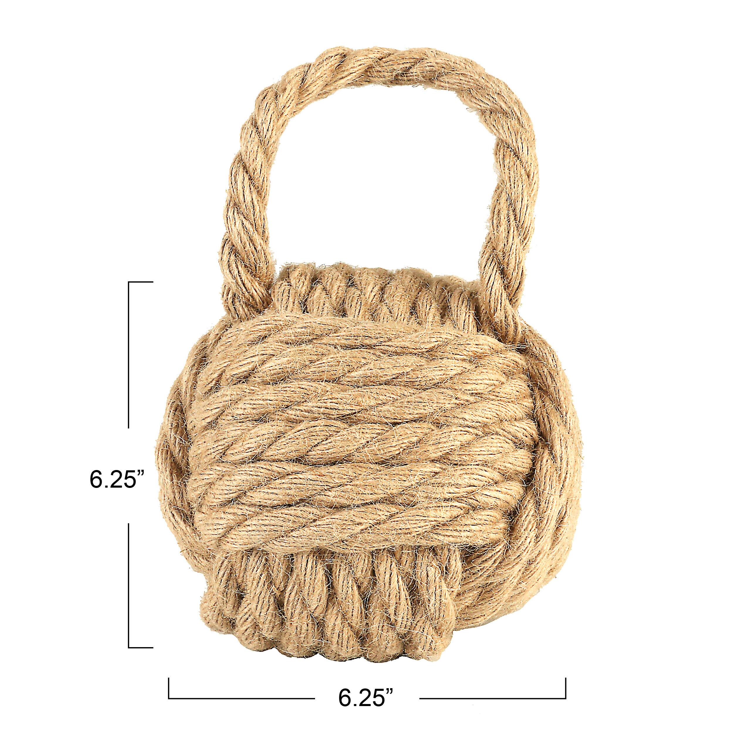 Hello Honey&#xAE; 6.25&#x22; Rope Knot Cotton Door Stop