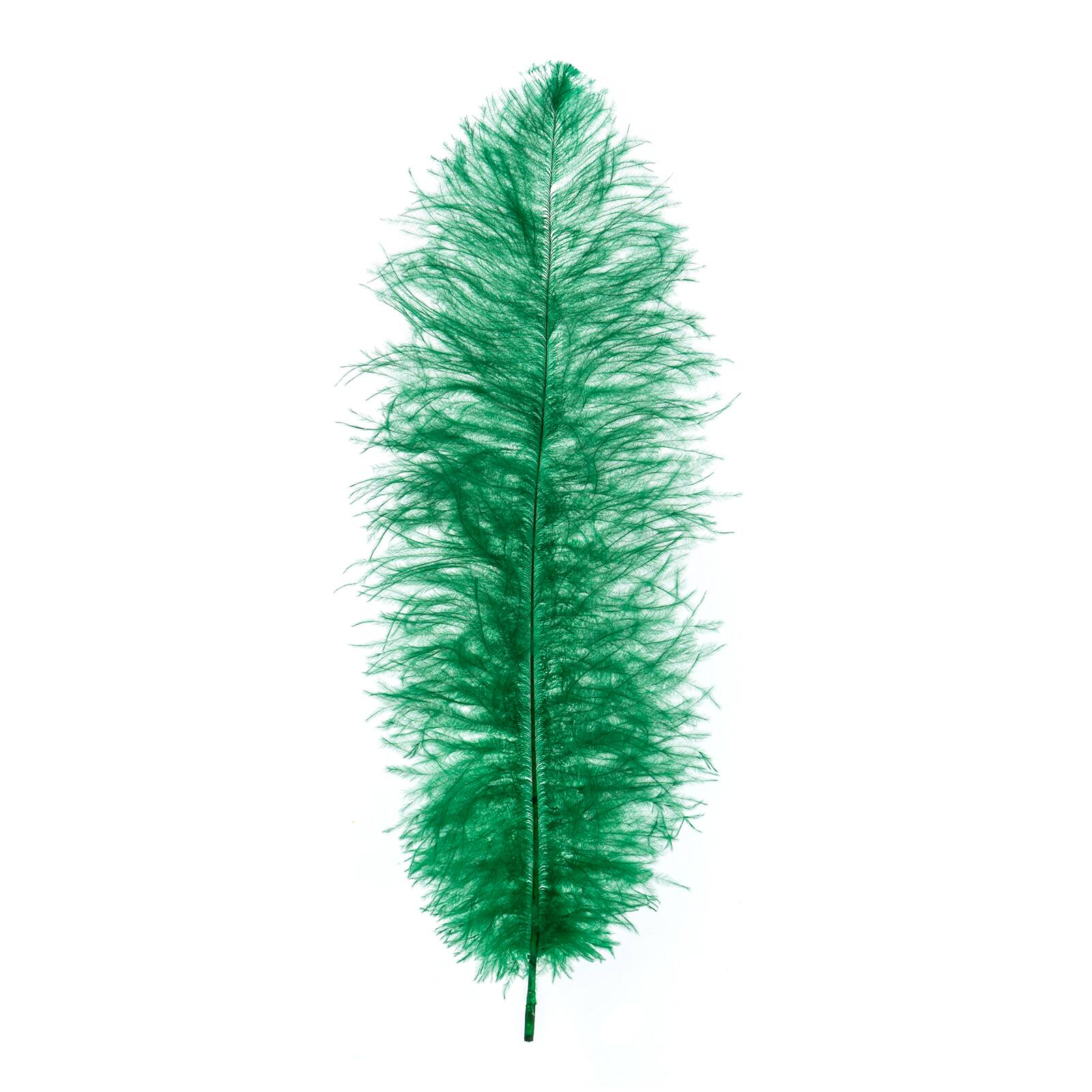 John Bead 11&#x22;-13&#x22; Ostrich Drab Feather