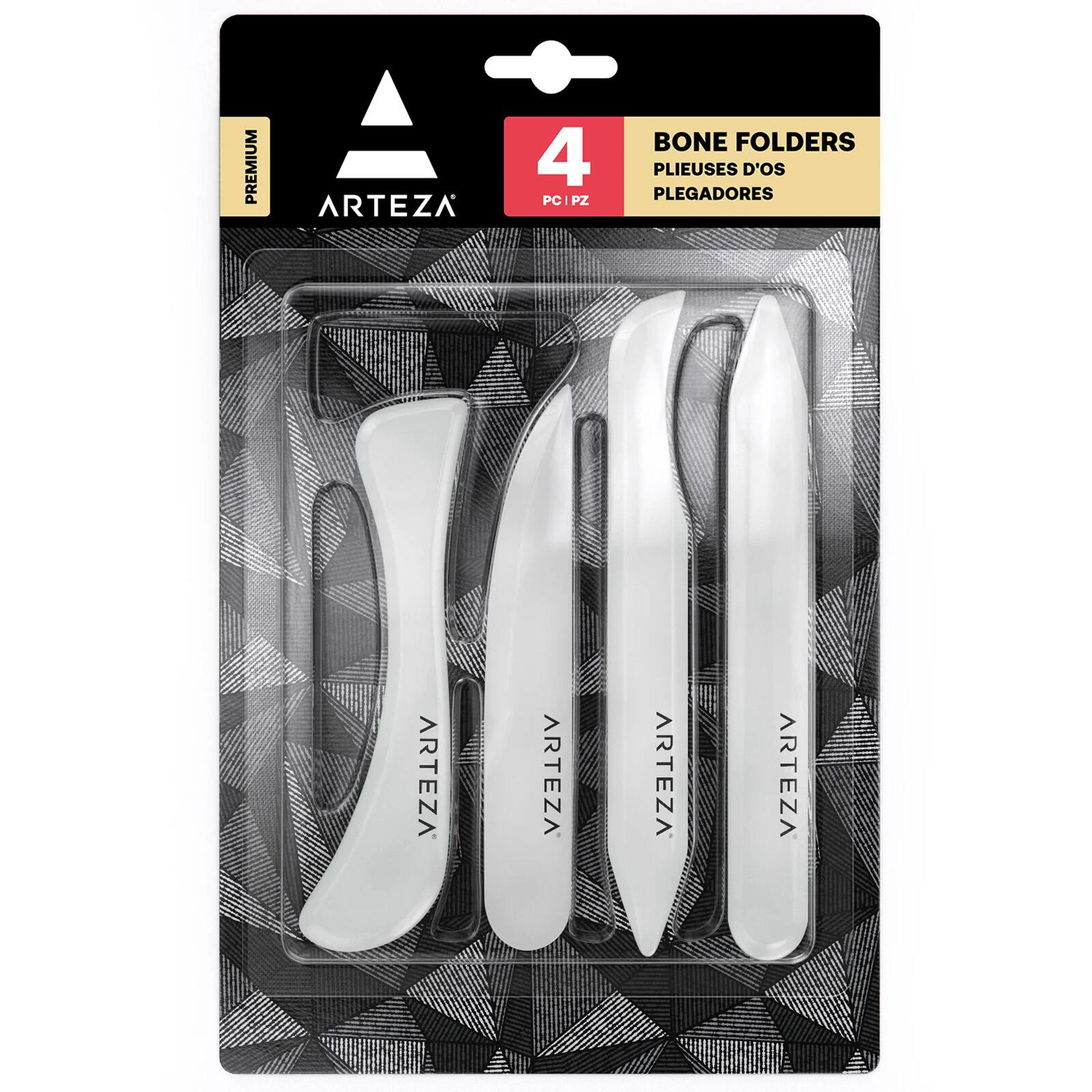 Arteza&#xAE; 4 Piece Bone Folder Tool Set