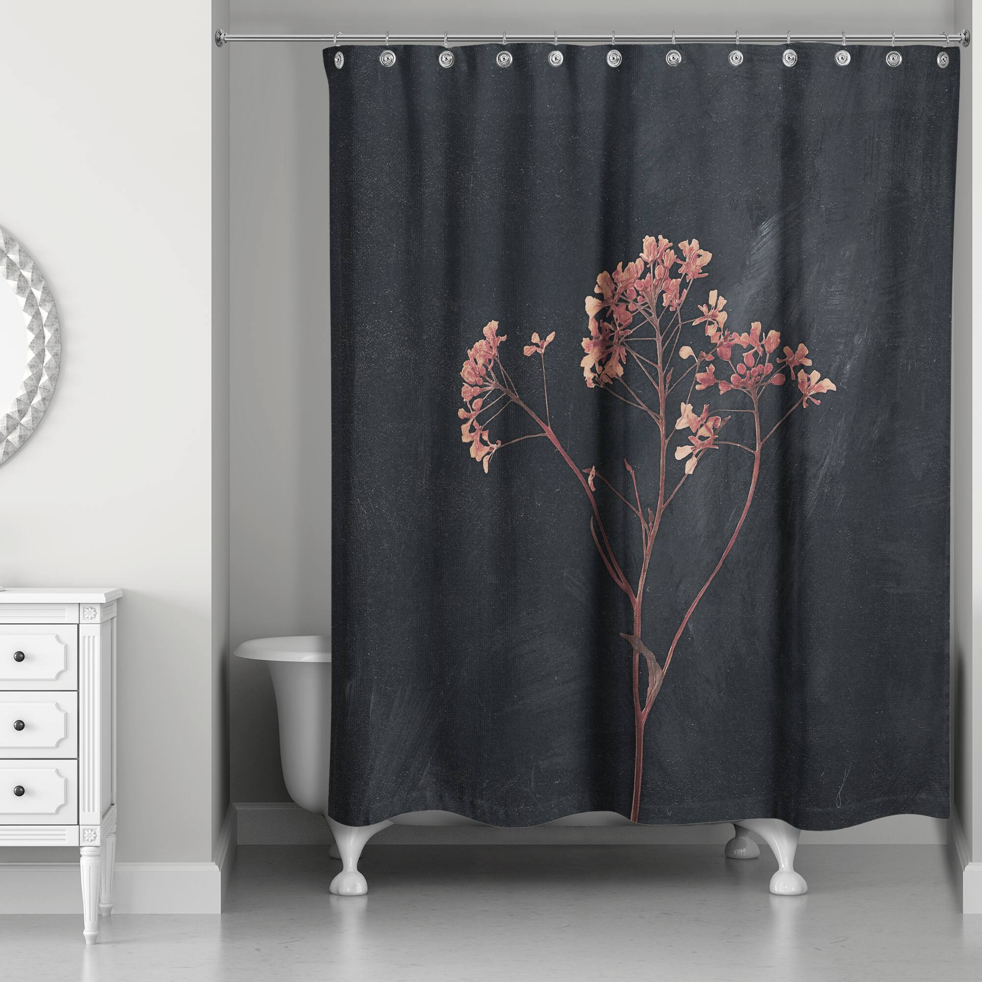 Spicy Botanical II 71&#x22; x 74&#x22; Shower Curtain
