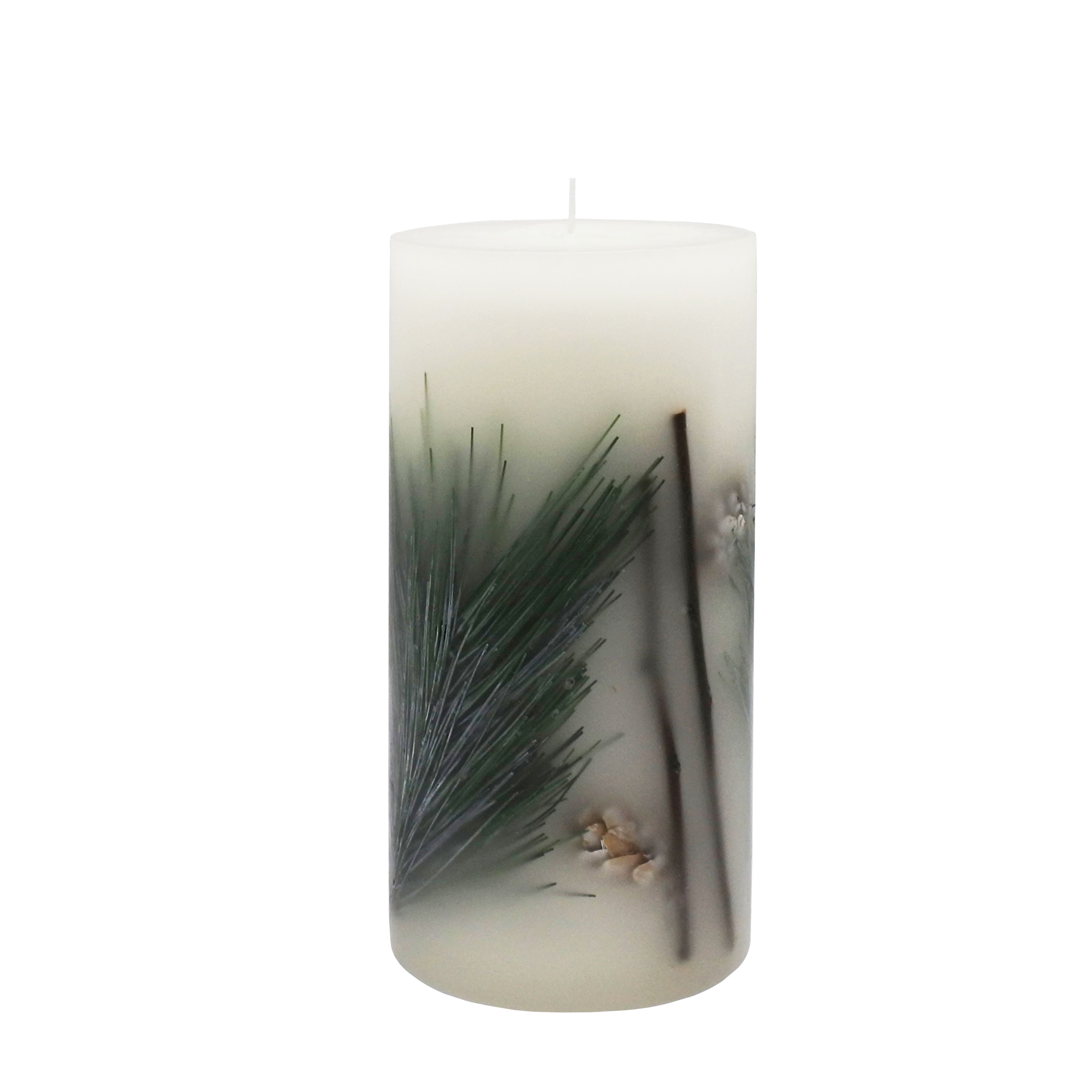 6&#x22; Woodsmoke &#x26; Pine Scented Pillar Candle by Ashland&#xAE;