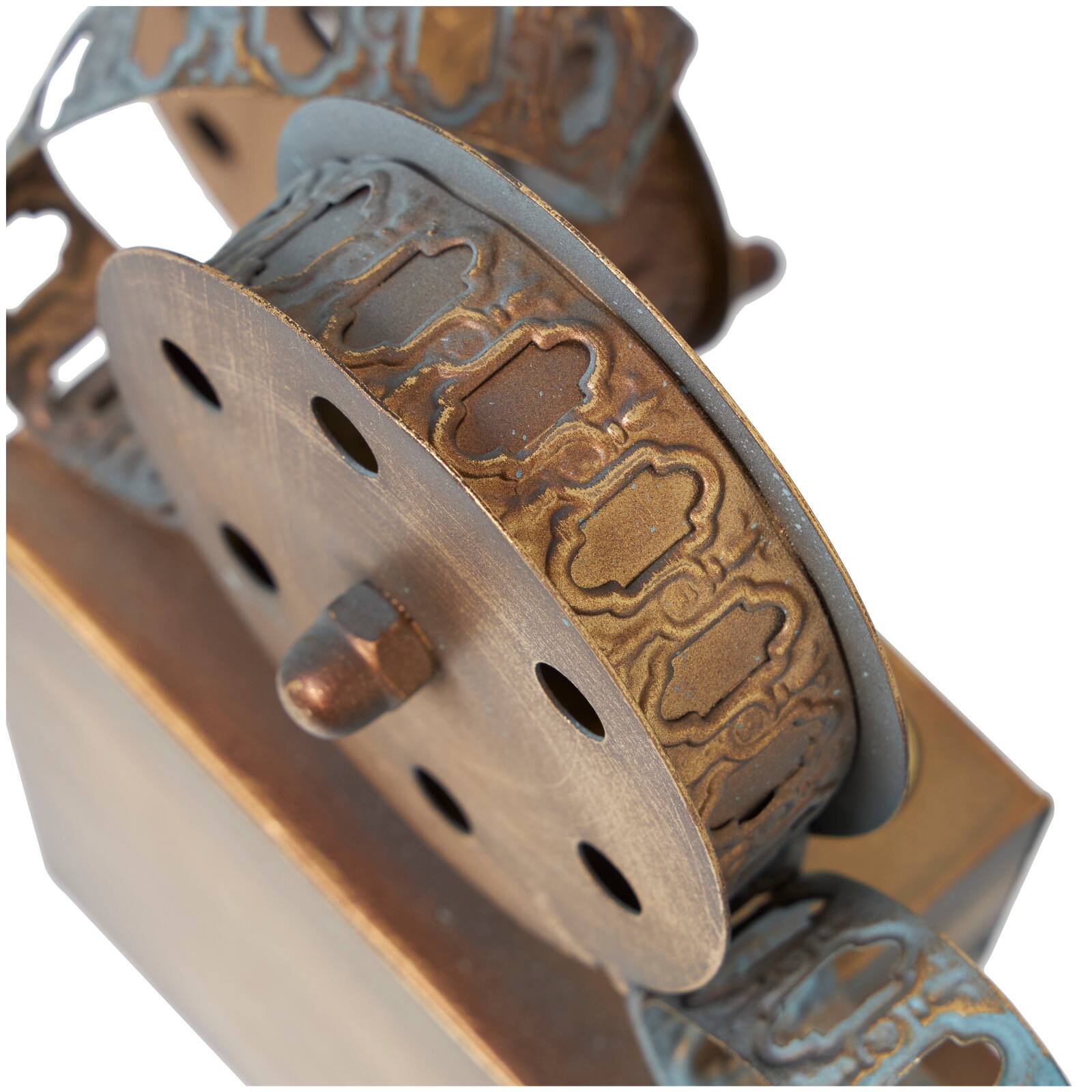 The Novogratz 16&#x22; Brown Metal Decorative Camera Film Sculpture