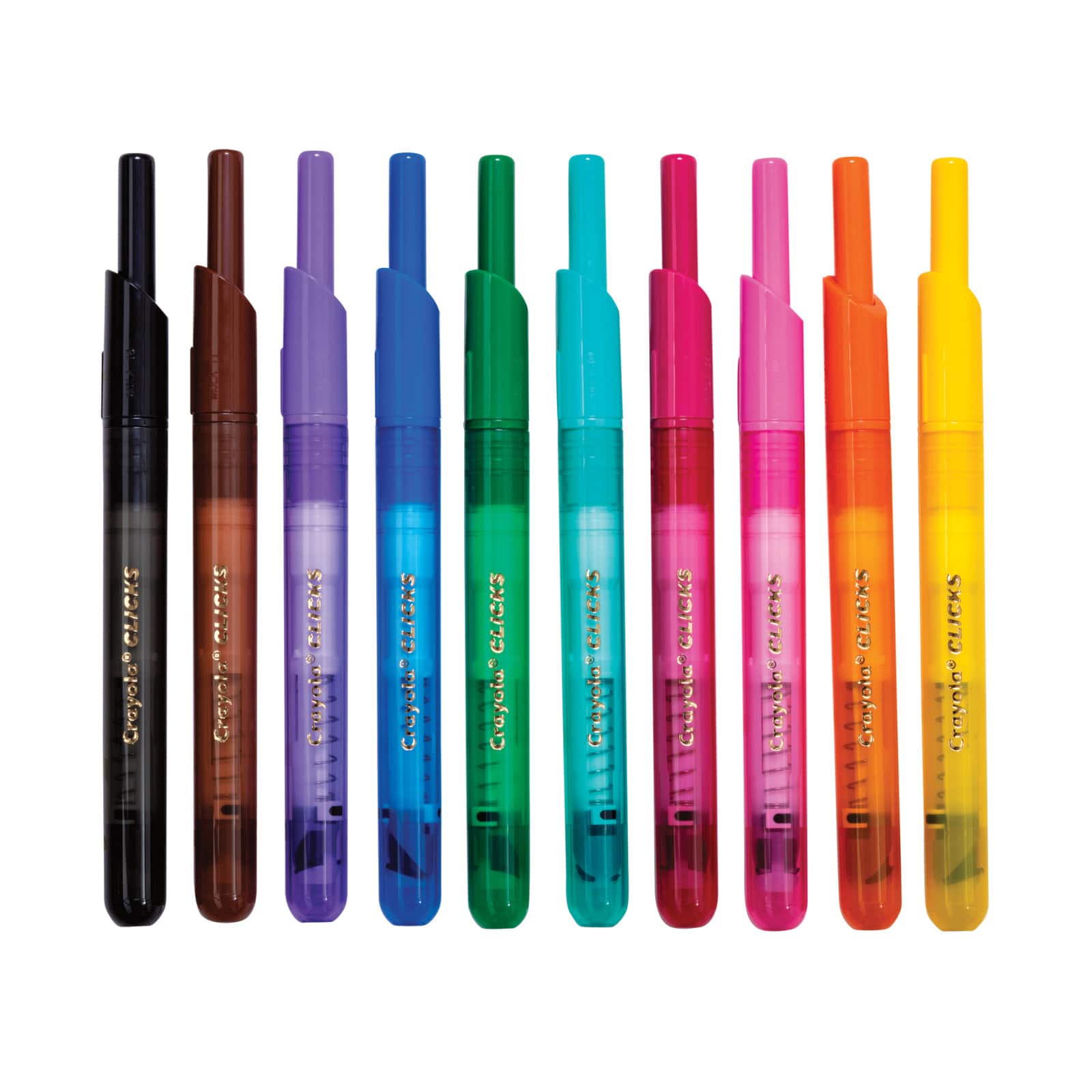 8 Packs: 10 ct. (80 total) Crayola® Clicks Retractable Markers™