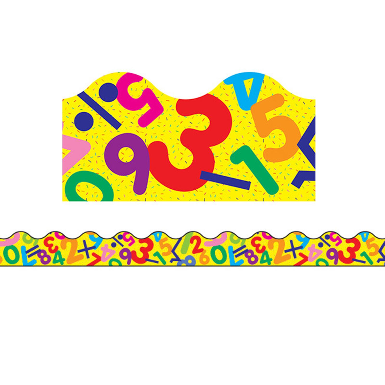 Trend Enterprises&#xAE; Terrific Trimmers&#xAE; Math Fun Borders, 234ft.