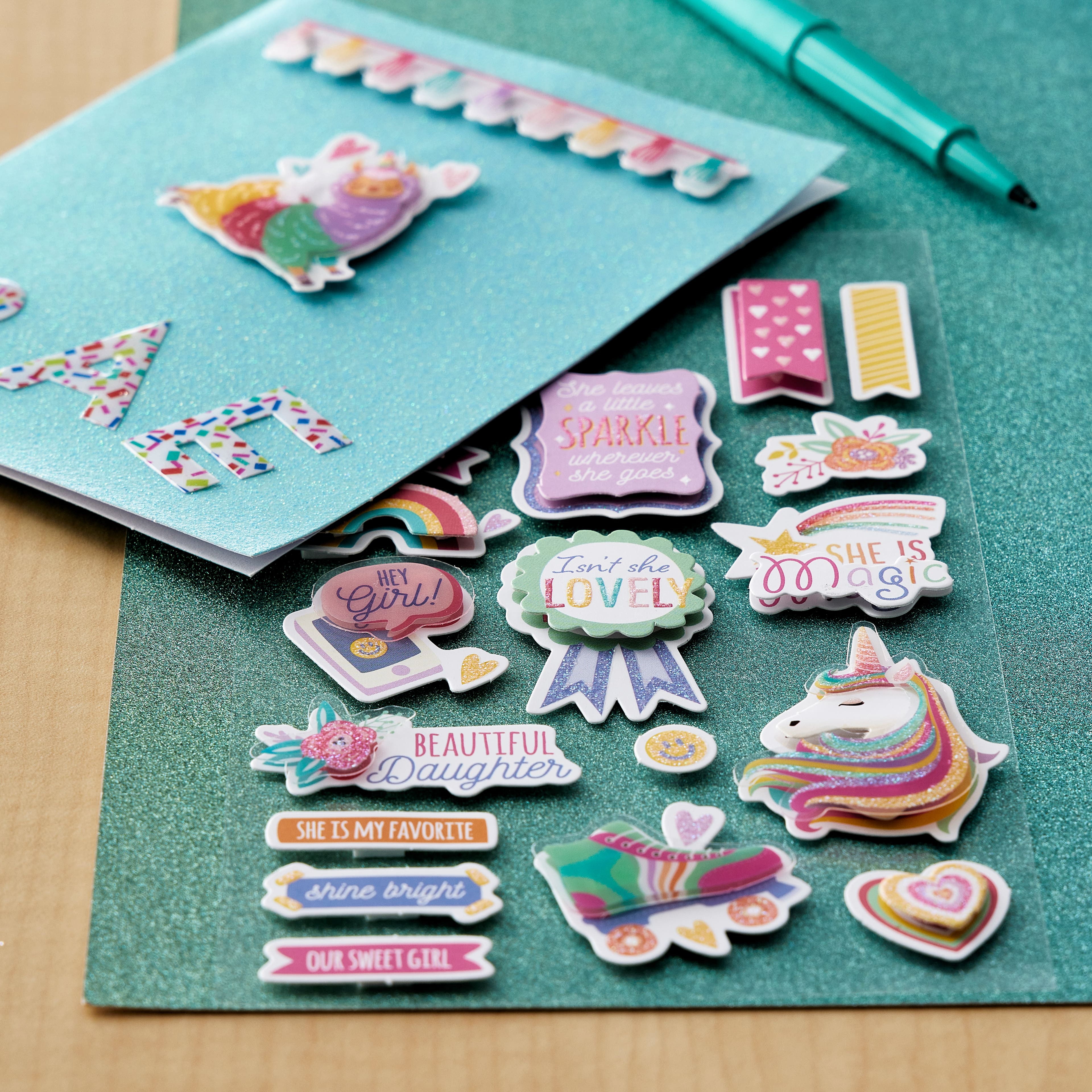 12 Pack: Daughter Family Stickers by Recollections™