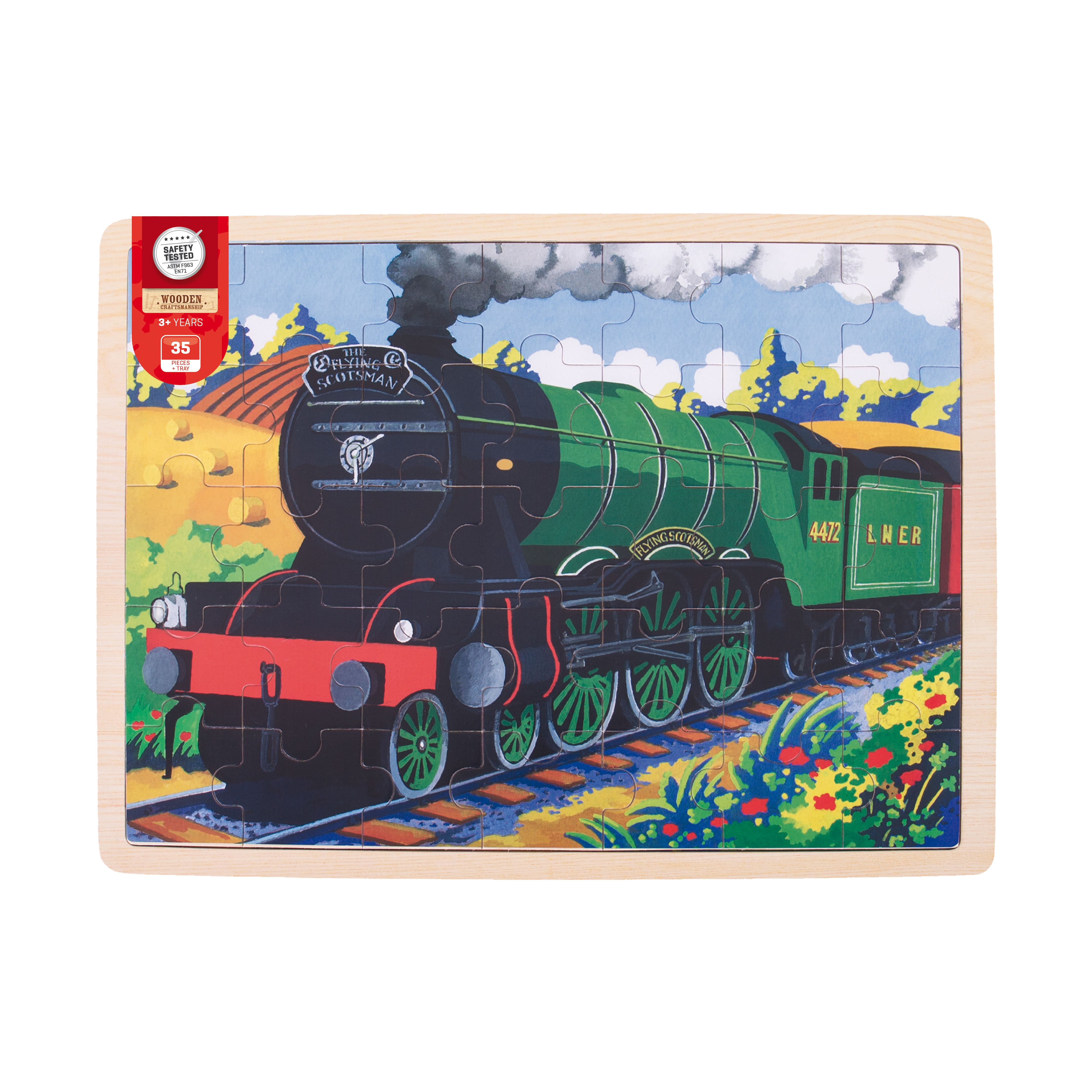 Flying Scotsman Wooden 35 Piece Tray Puzzle