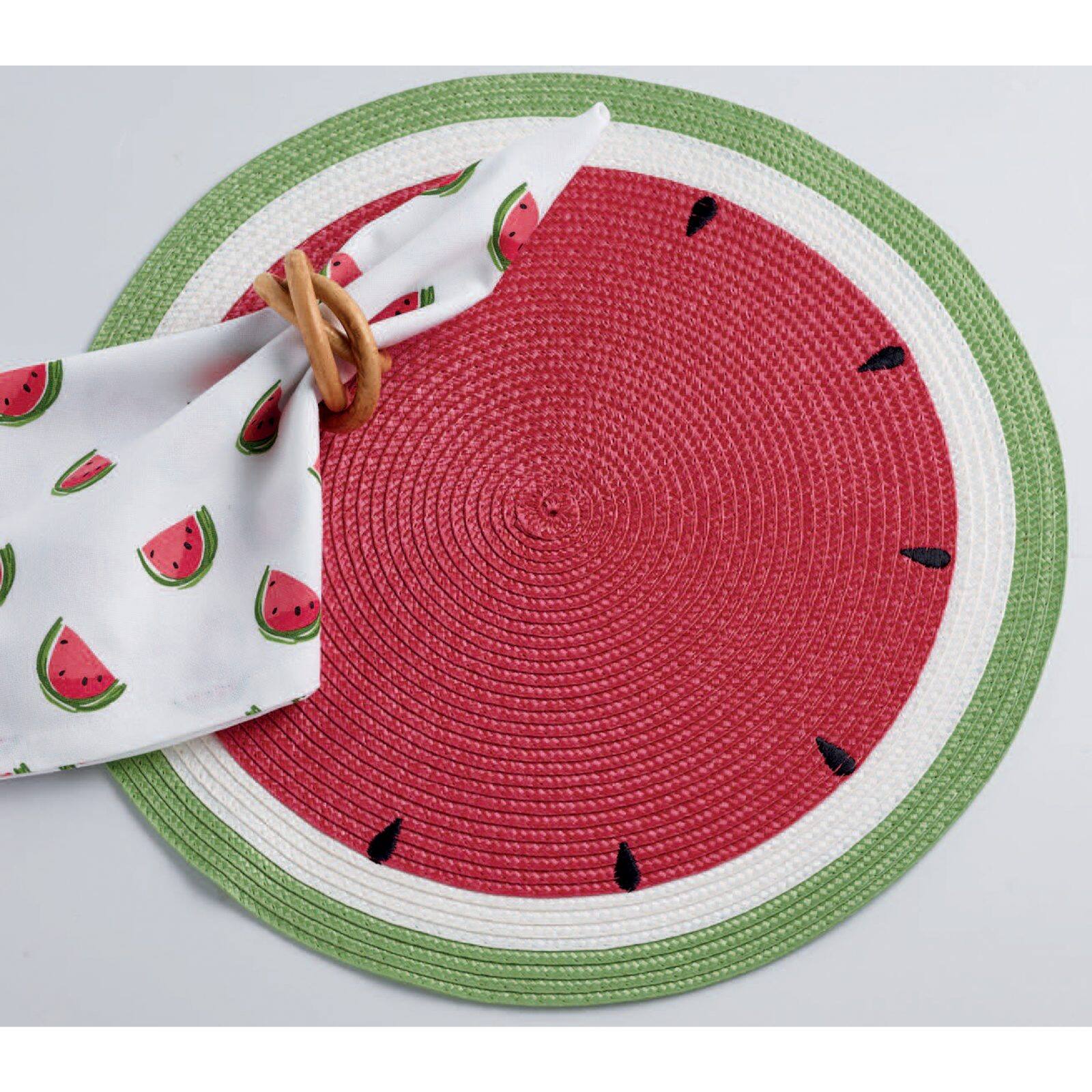 DII® Summer Day Watermelon Placemats, 6ct.