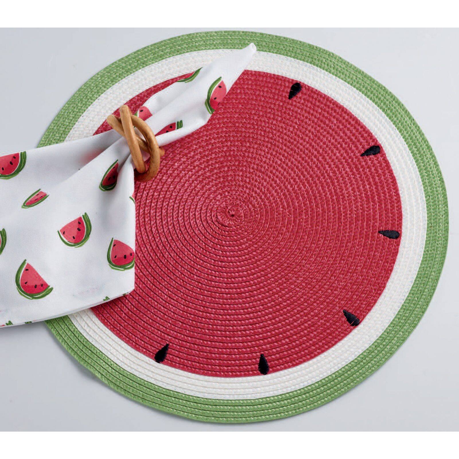 DII&#xAE; Summer Day Watermelon Placemats, 6ct.