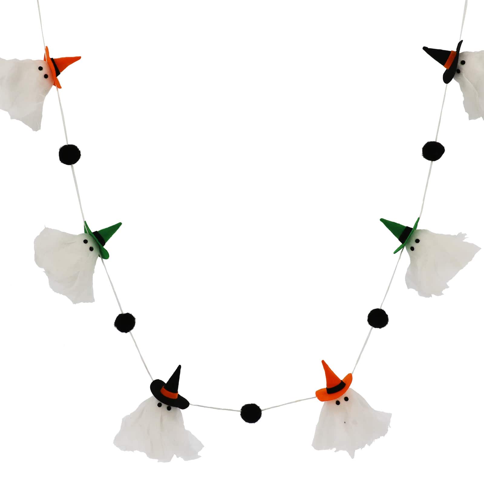 6ft. Ghost with Hat Garland by Ashland&#xAE;