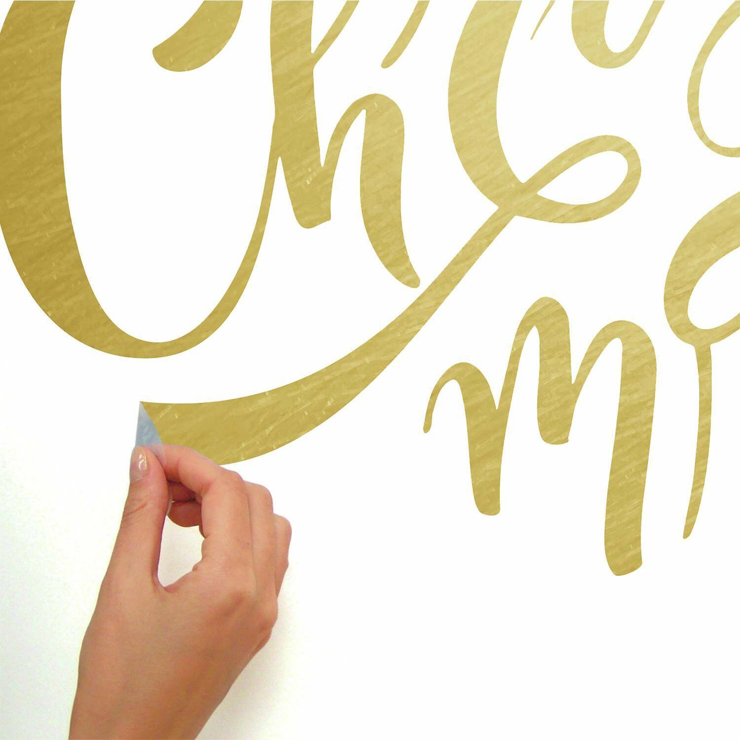 RoomMates Merry Christmas Quote Peel &#x26; Stick Giant Decals 