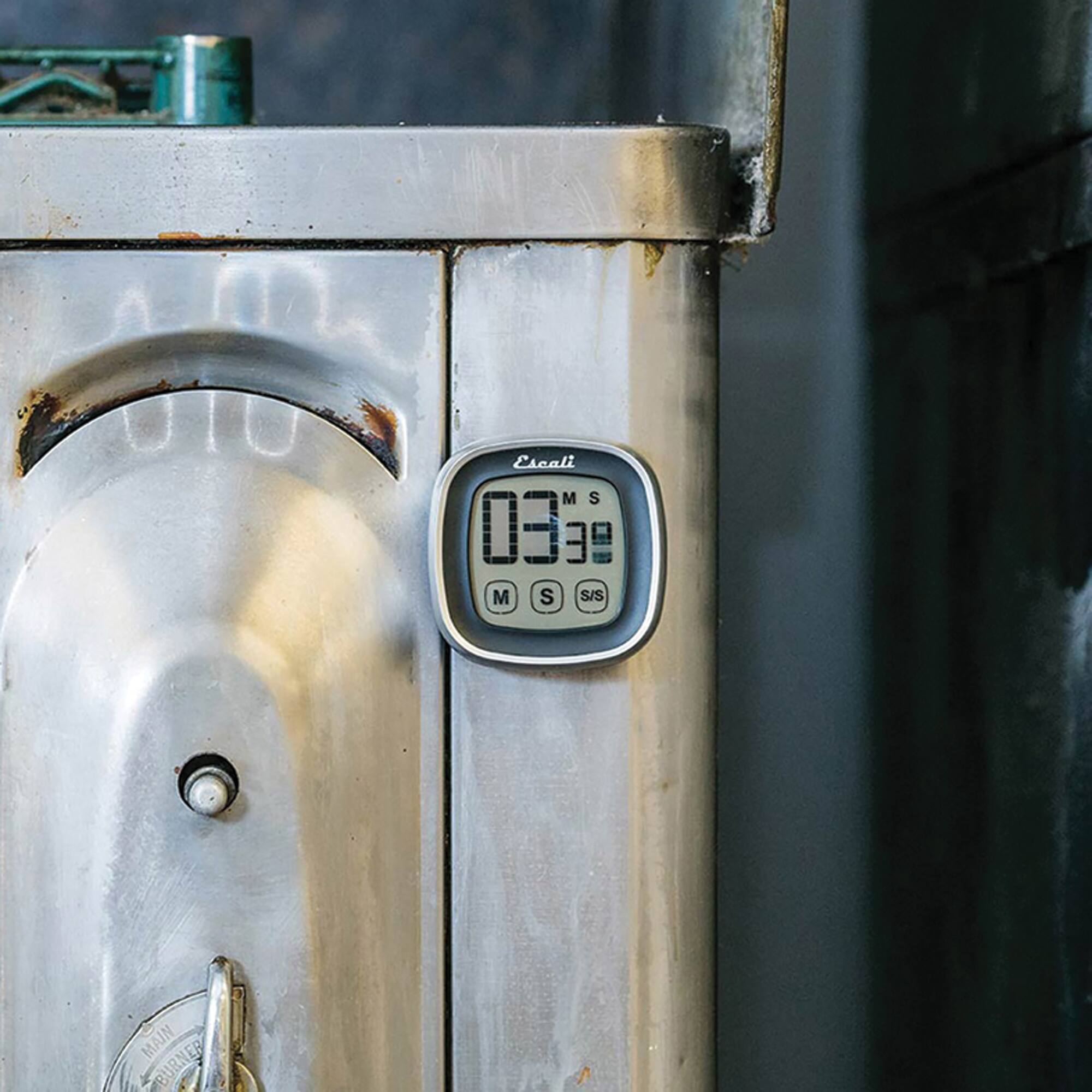 Escali Black Touch Screen Digital Timer