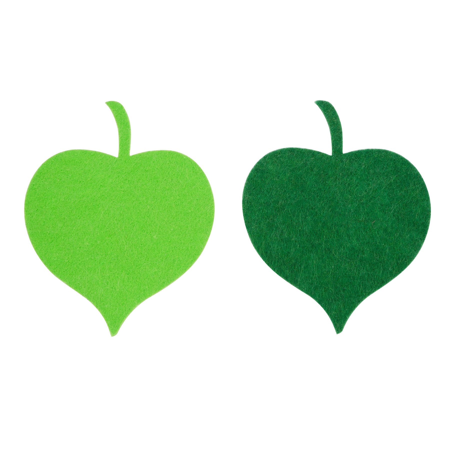 12 Packs: 15 ct. (180 total) Green Leaf Felt Shapes by Creatology™