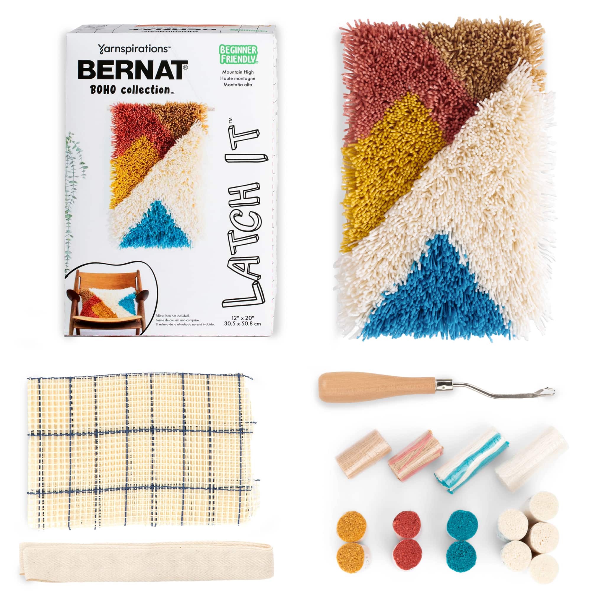 Bernat® Latch It™ Mountain High Boho Yarn Kit