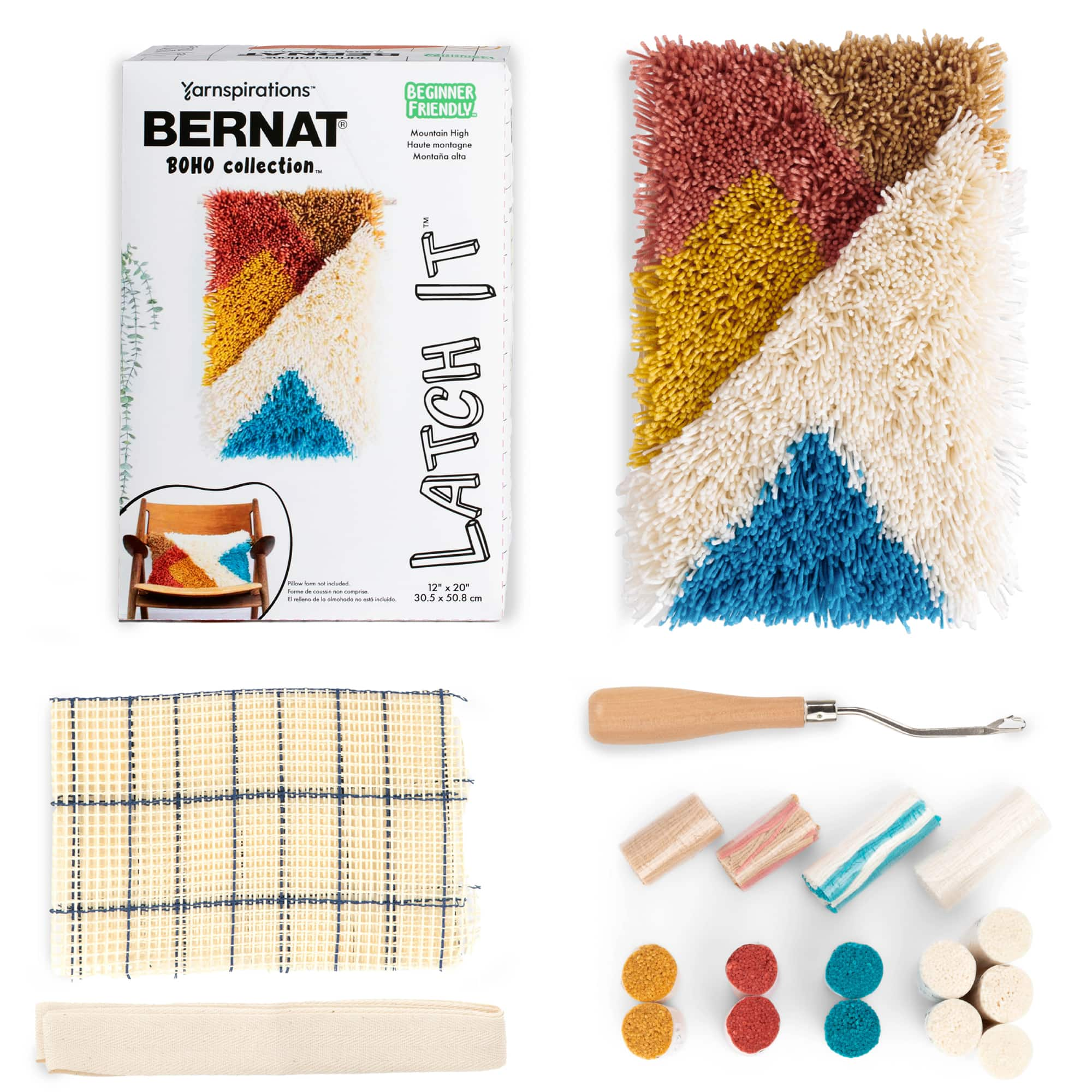 Bernat&#xAE; Latch It&#x2122; Mountain High Boho Yarn Kit