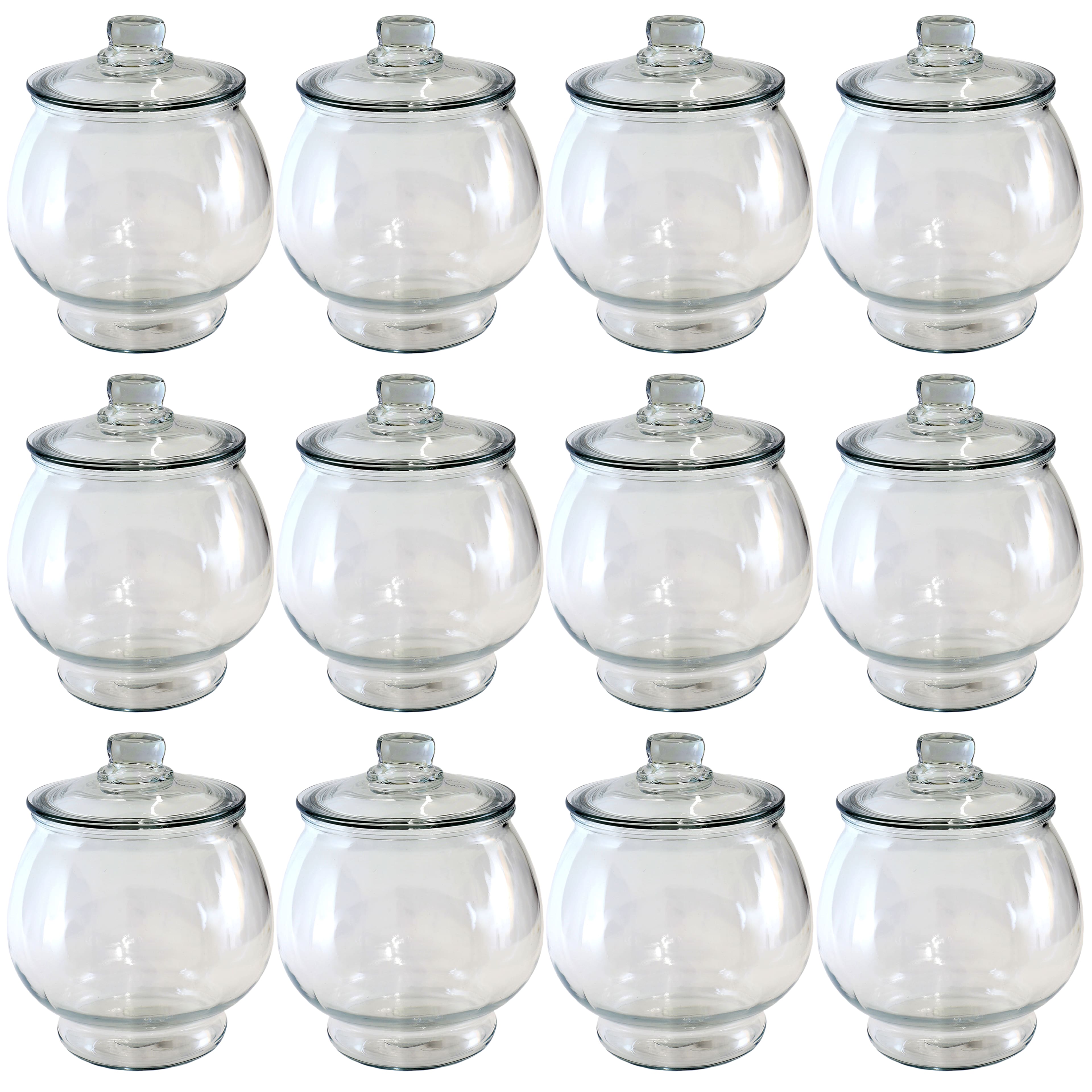 12 Pack: 9" Clear Glass Terrarium by Ashland®