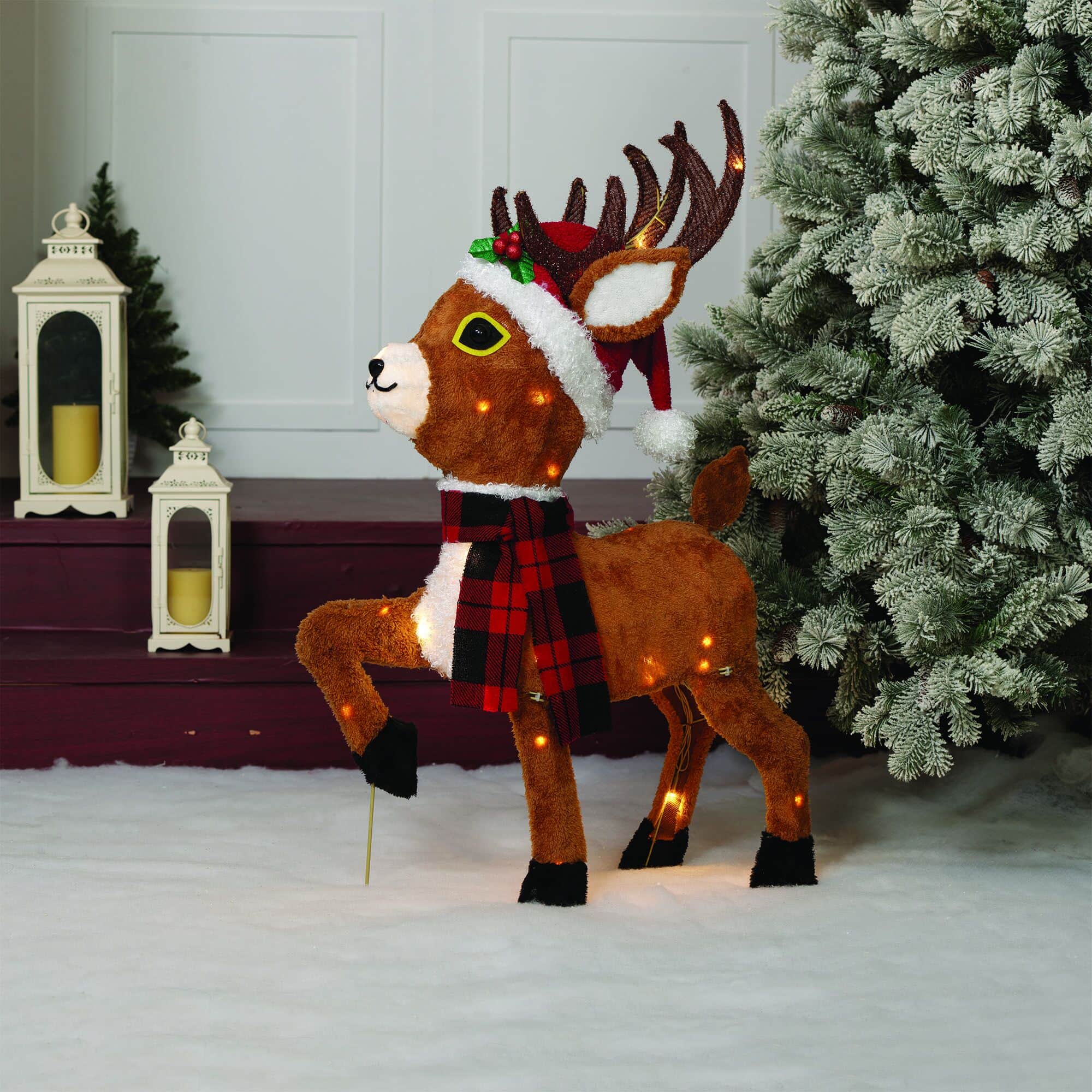 36&#x22; Plush Reindeer Figurine