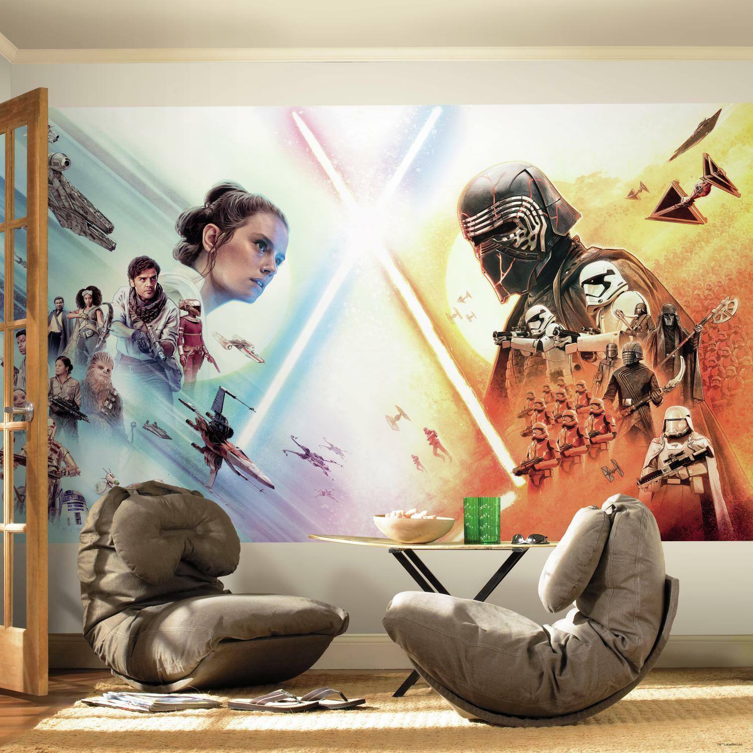 RoomMates Star Wars The Rise Of Skywalker Peel &#x26; Stick Mural