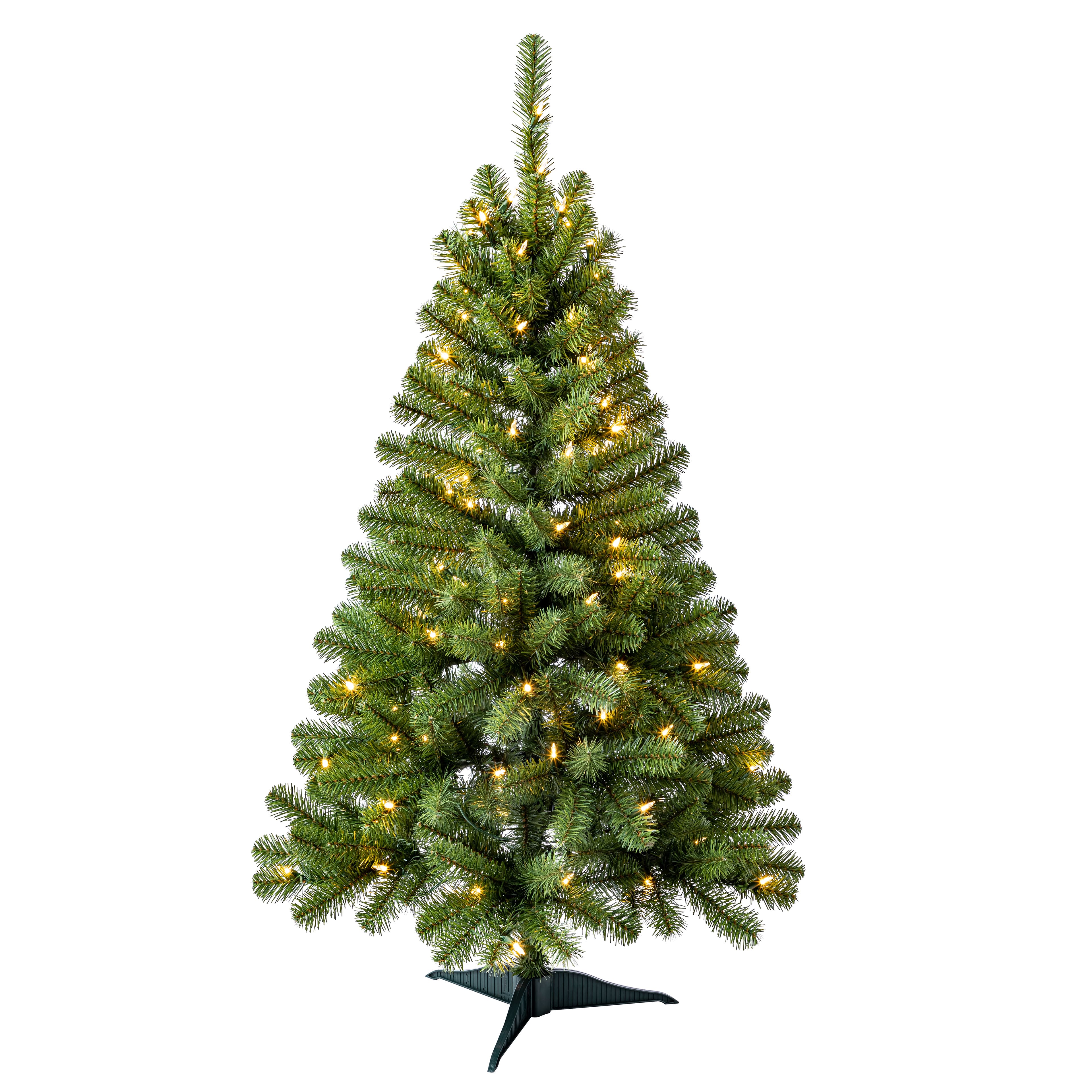 4ft. Pre-Lit Lakewood Spruce Artificial Christmas Tree, Warm White LED Lights by Ashland&#xAE;