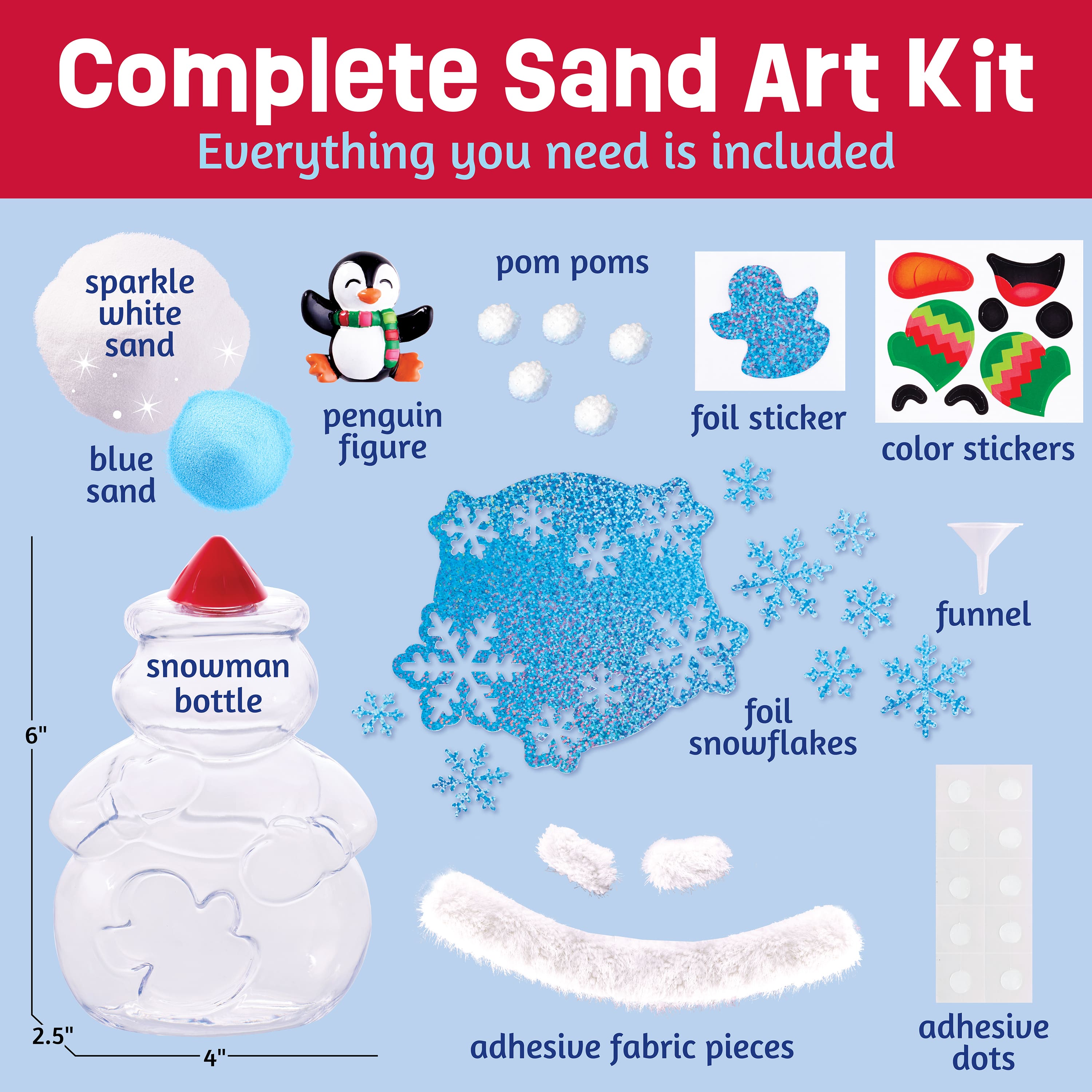 Creativity for Kids&#xAE; Sand Art Snowman