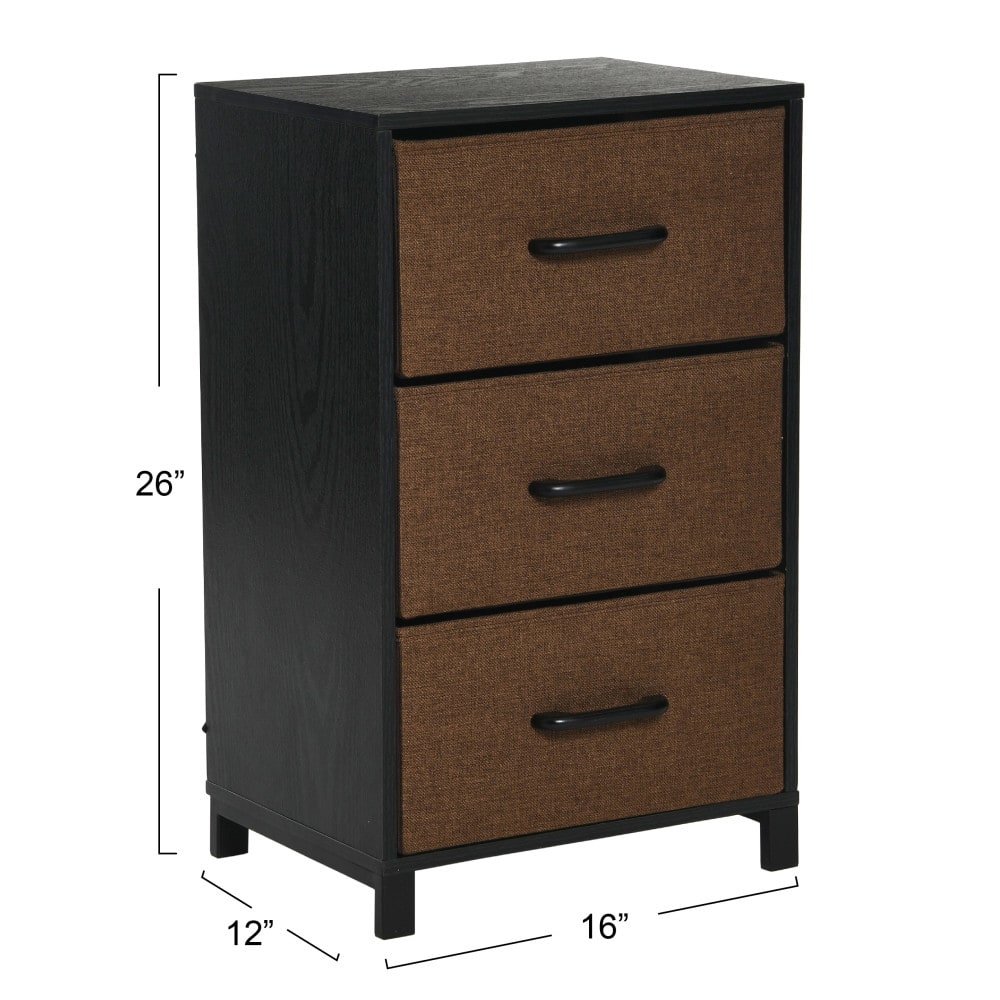 Household Essentials 26&#x22; 3-Drawer Dresser