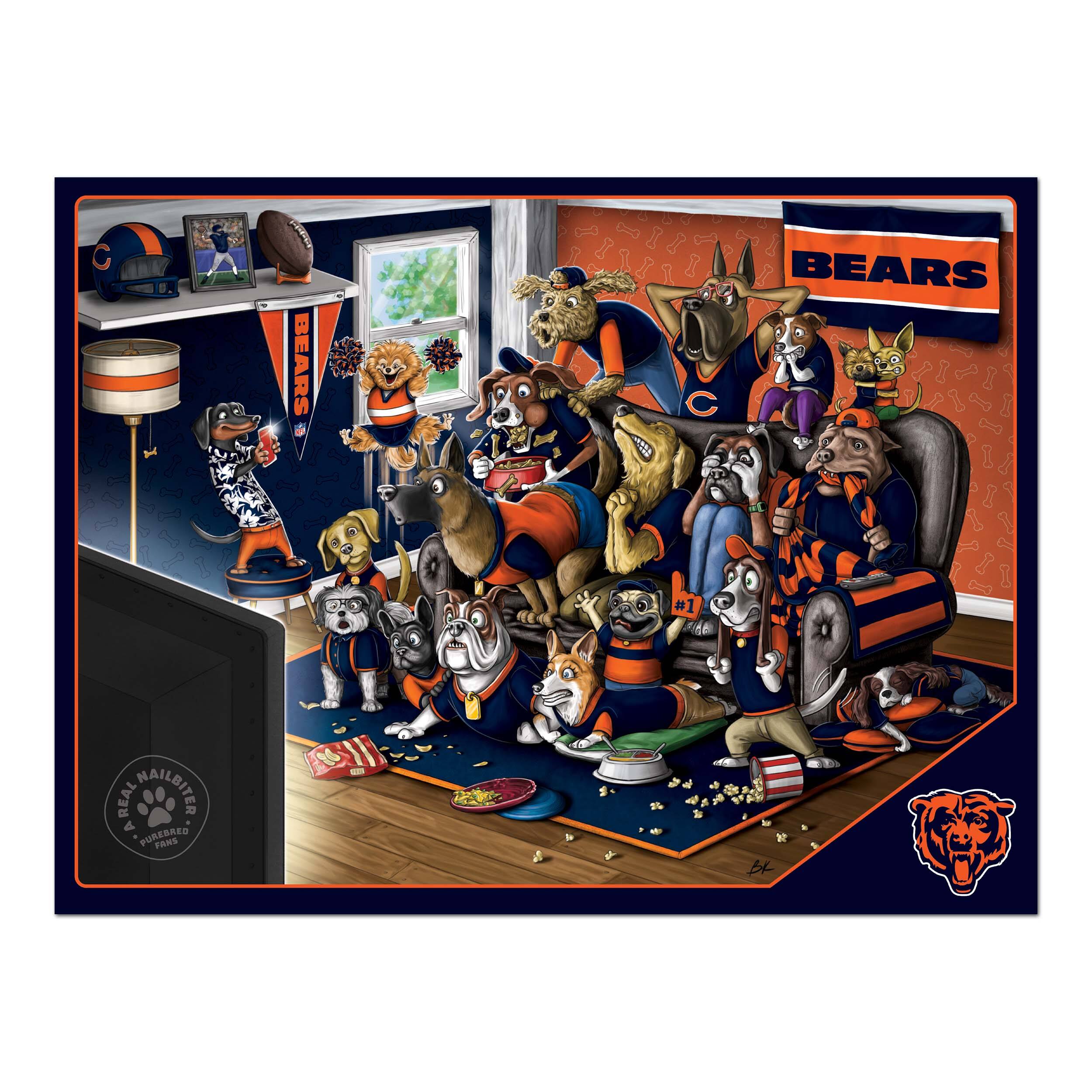 NFL Purebred Fans A Real Nailbiter 500 Piece Puzzle