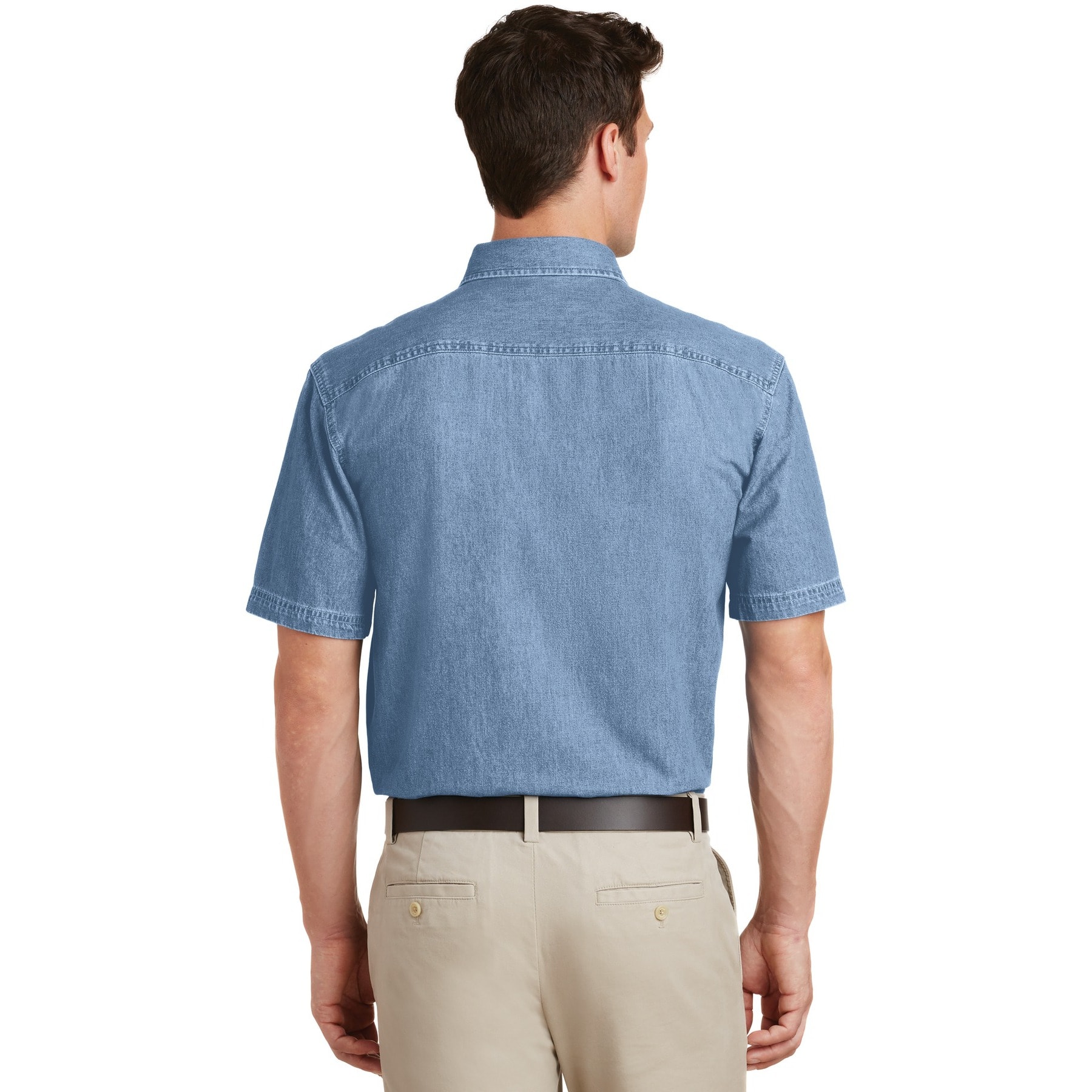 Port &#x26; Company&#xAE; Denim Men&#x27;s Short Sleeve Shirt