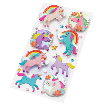 Buy in Bulk - 12 Pack: Unicorn Stickers by Recollections™ | Michaels