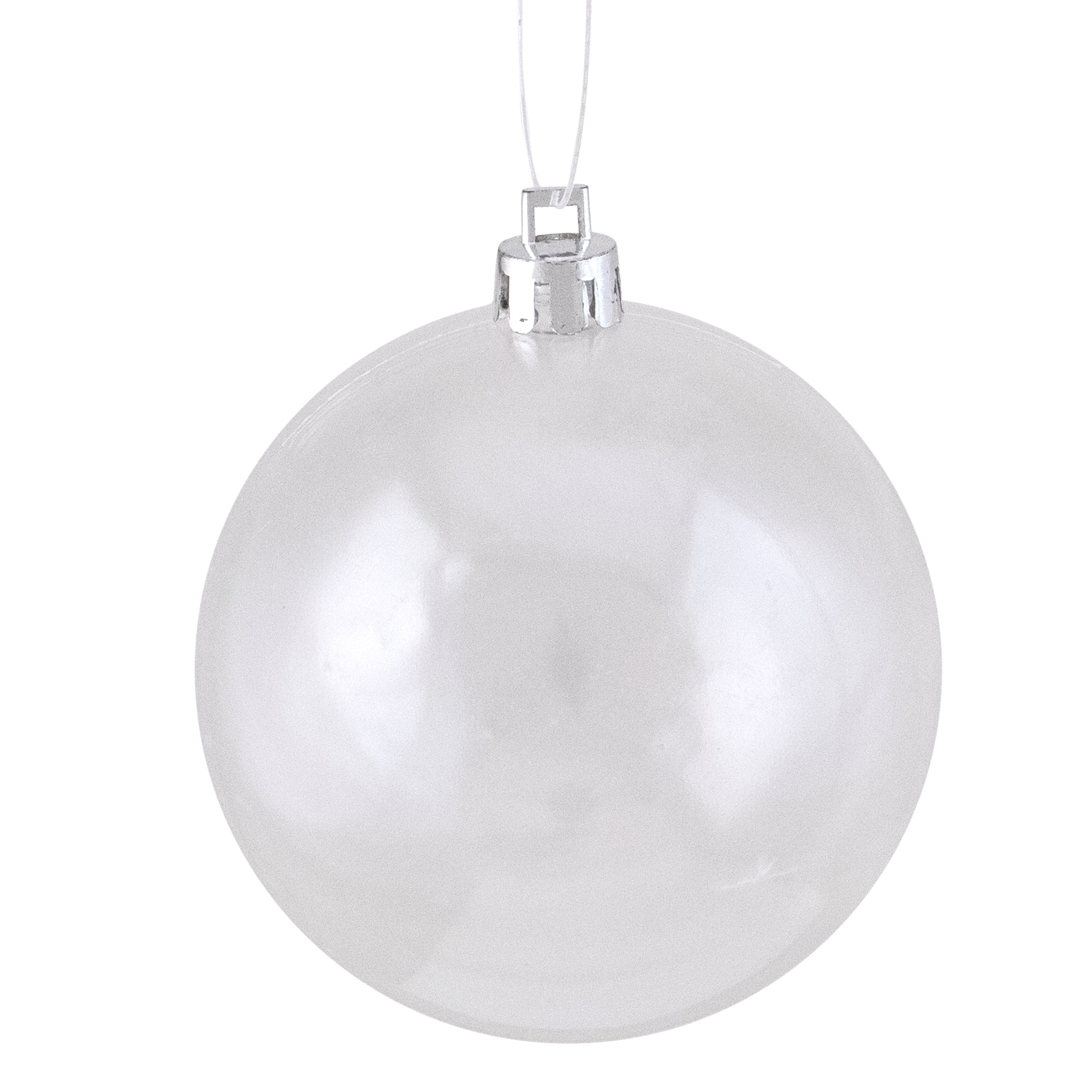 2.75&#x22; Shiny Clear Shatterproof Ball Ornament