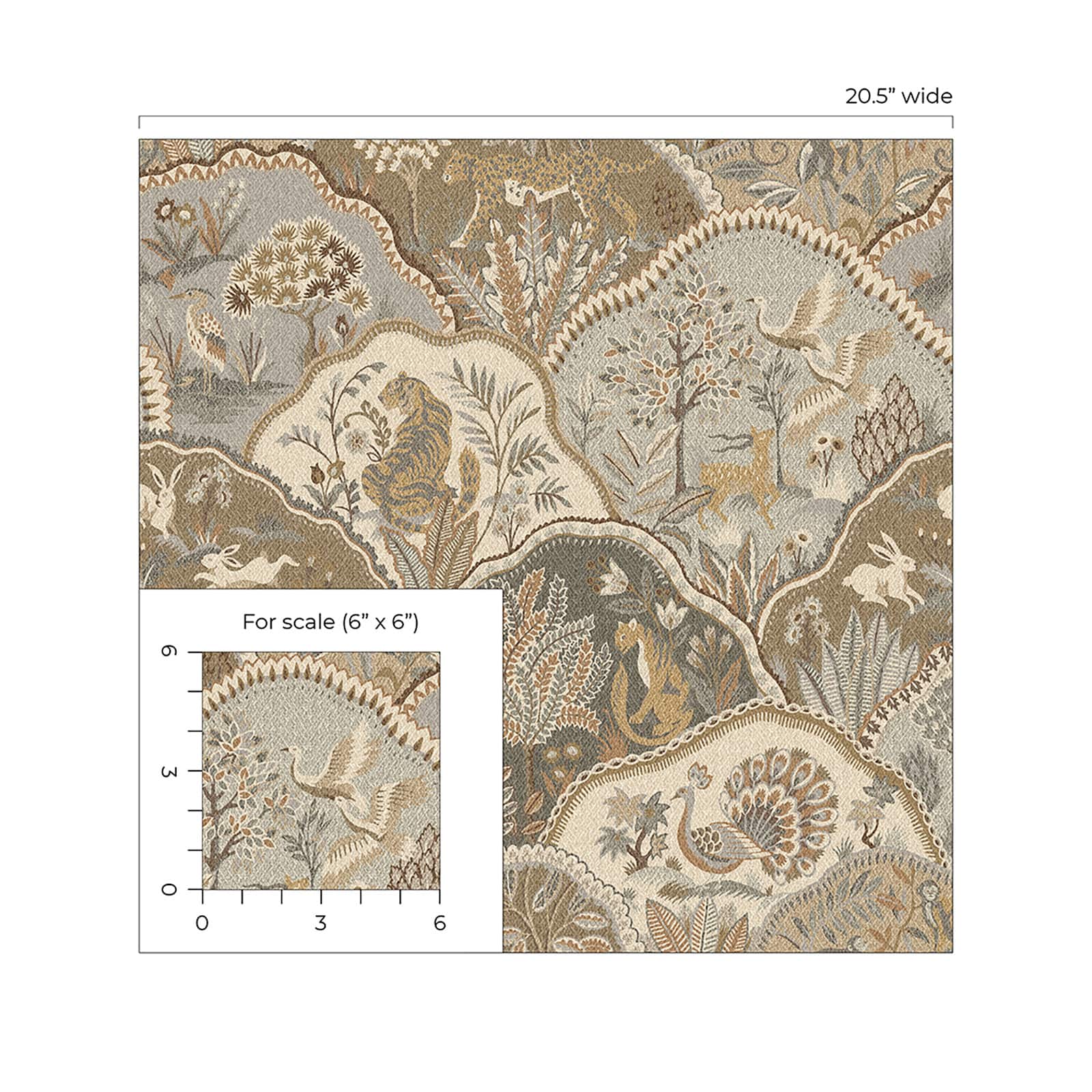 Surface Style Zoologic Peel &#x26; Stick Wallpaper