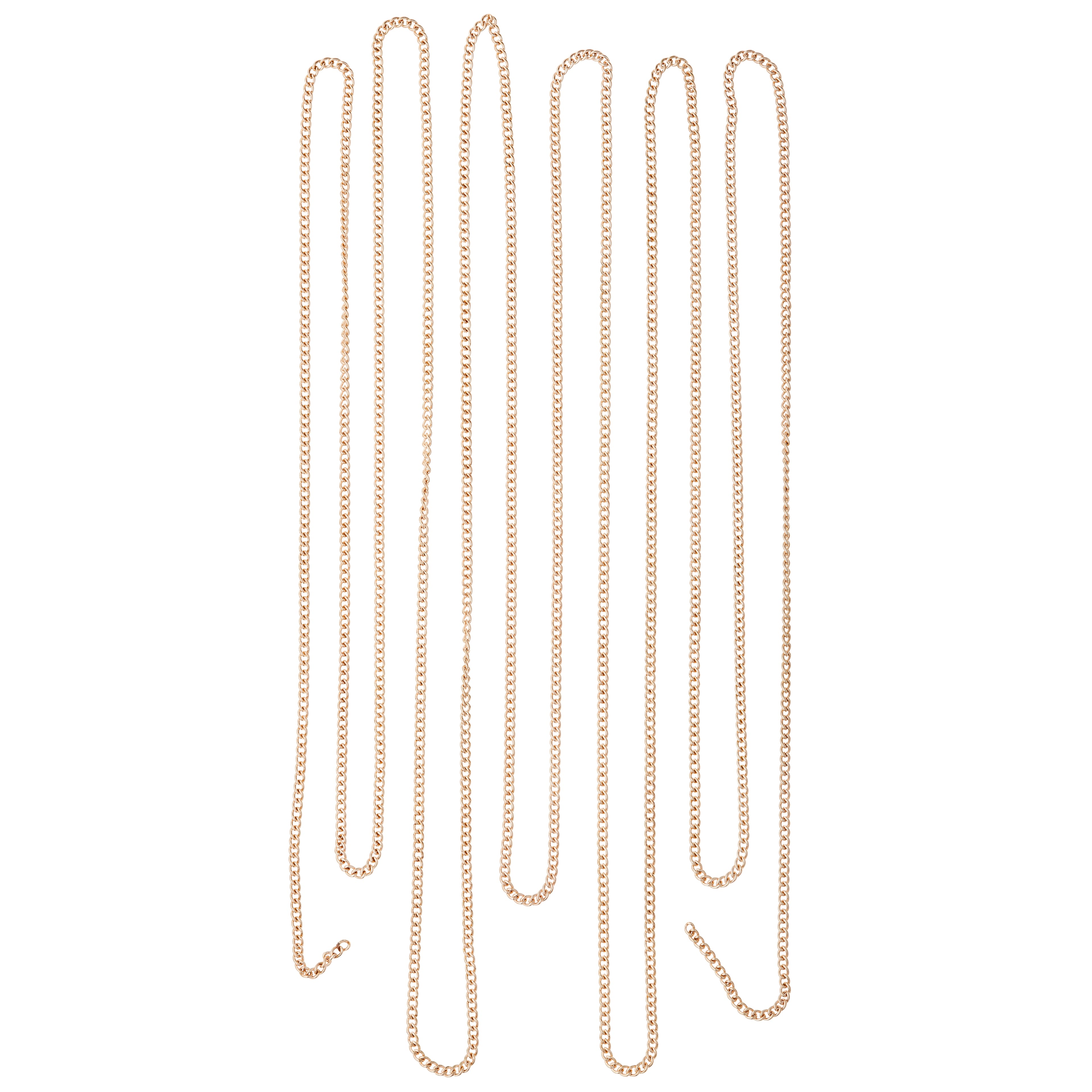 12 Pack: 96" Light Rose Gold Chain by Bead Landing™