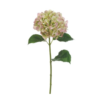 Green & Pink Hydrangea Spray | Michaels