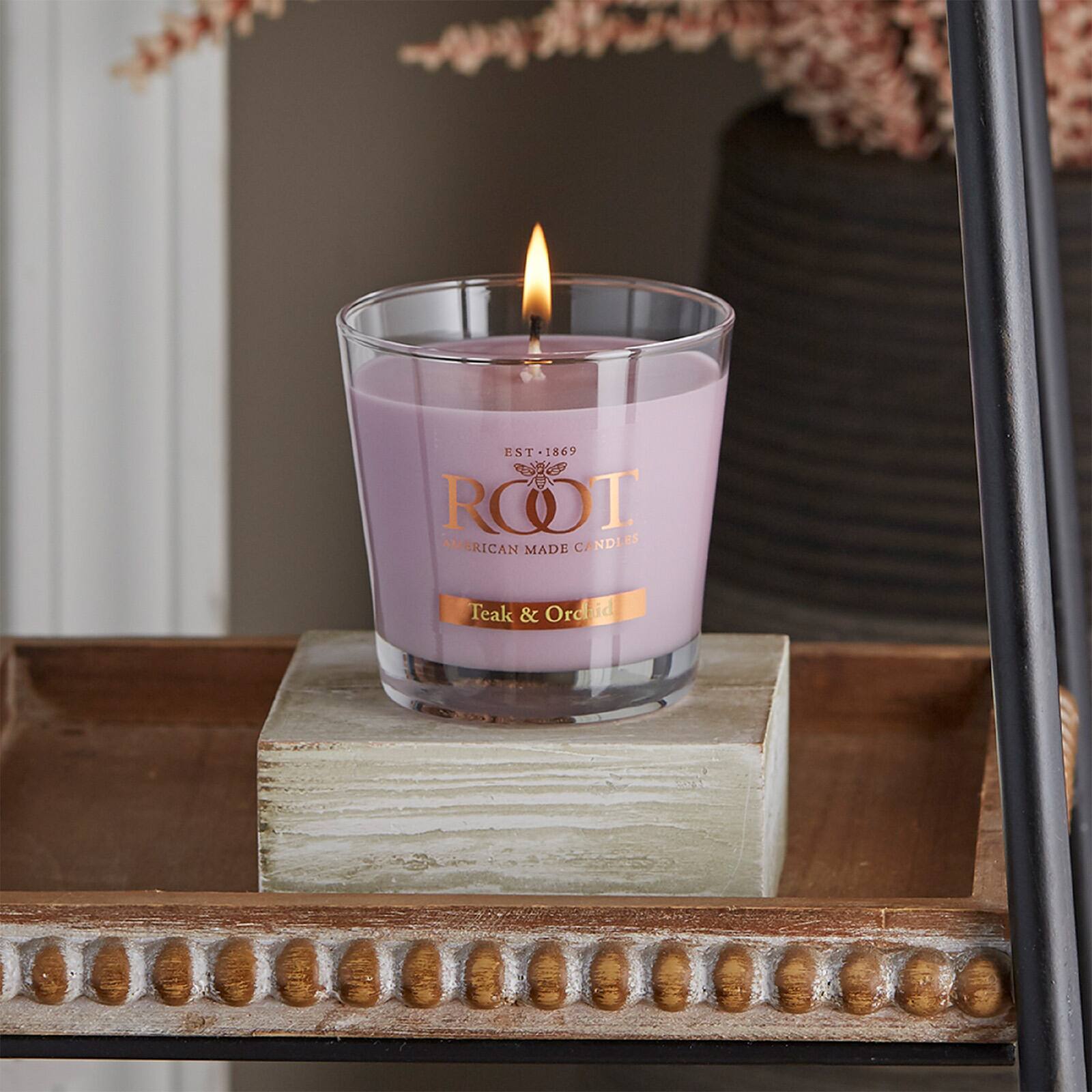 Root Candles 6.3oz. Small Scented Honeycomb Veriglass Jar Candle