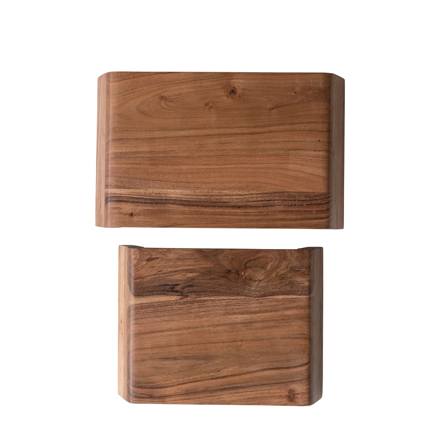 Hello Honey&#xAE; Natural Acacia Wood Nesting Pedestals Set