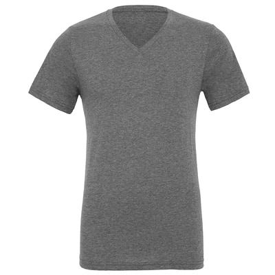 BELLA+CANVAS® Short Sleeve V-Neck Adult Unisex Jersey T-Shirt, Size ...