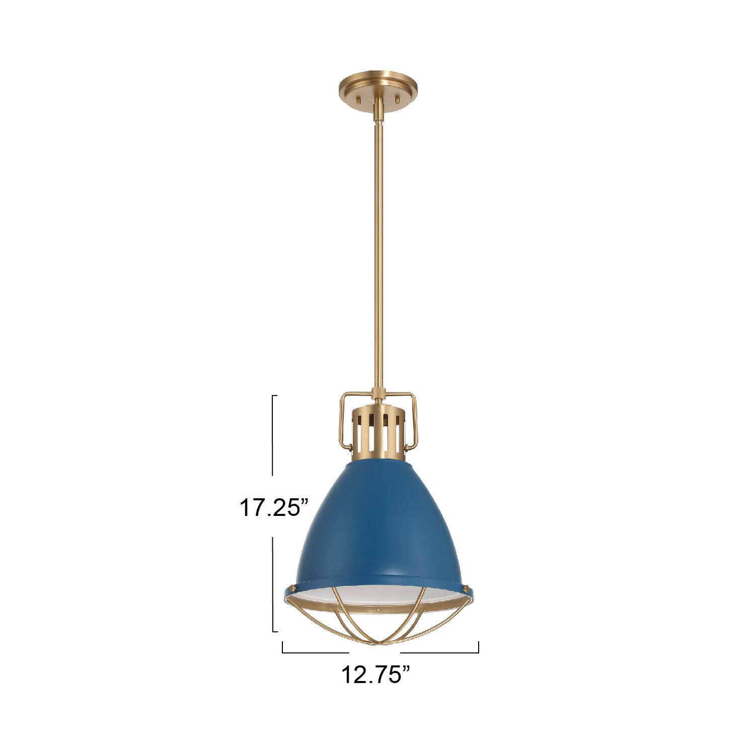 Hello Honey&#xAE; Kent Industrial Oversized Caged Metal Ceiling Light