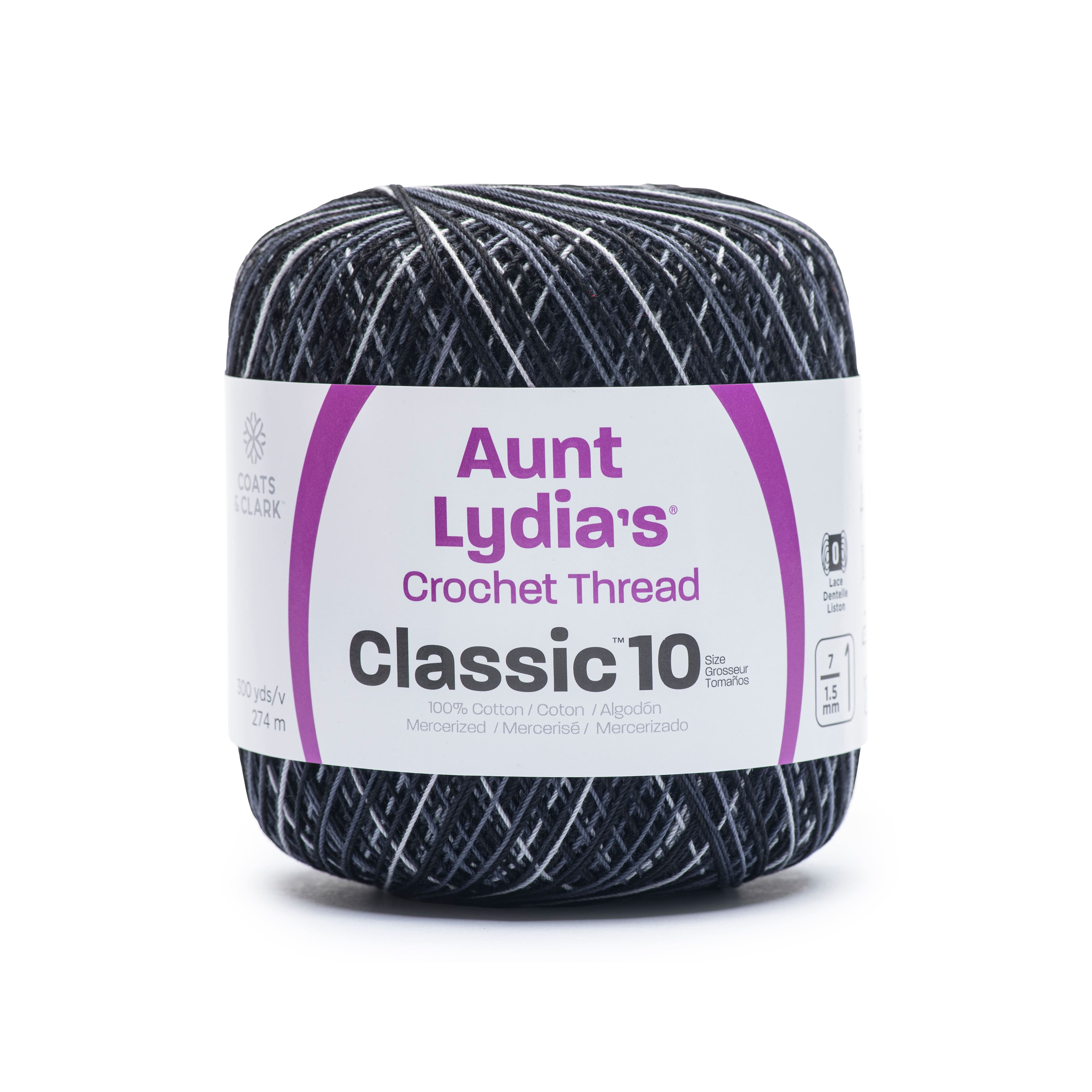 Aunt Lydia&#x27;s&#xAE; Size 10 Classic Cotton Crochet Thread