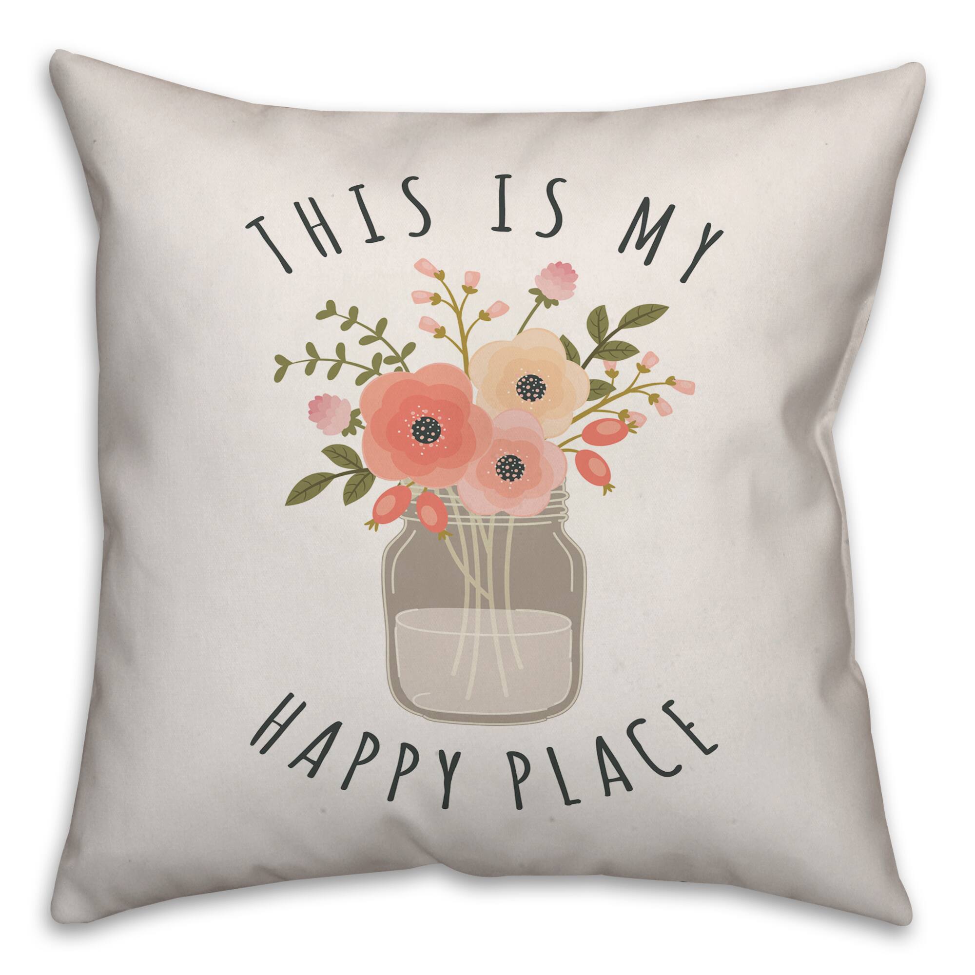 This is My Happy Place Throw Pillow By Designs Direct | Michaels®