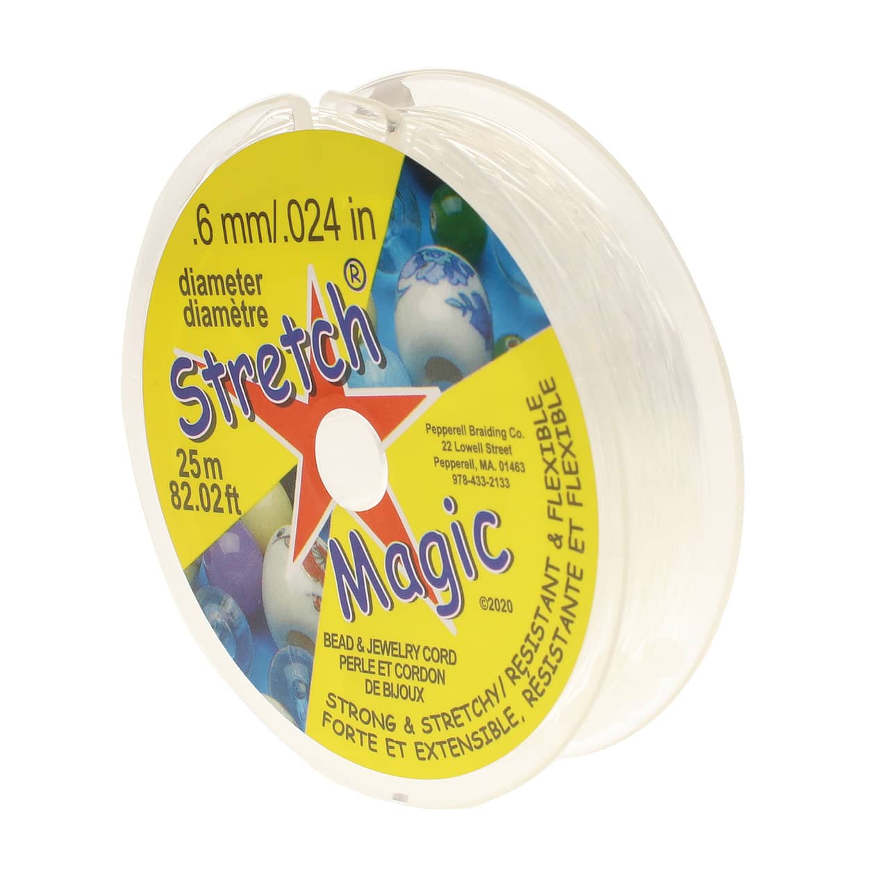 Stretch Magic® 0.6mm Clear Bead & Jewelry Cord, 25m | Michaels