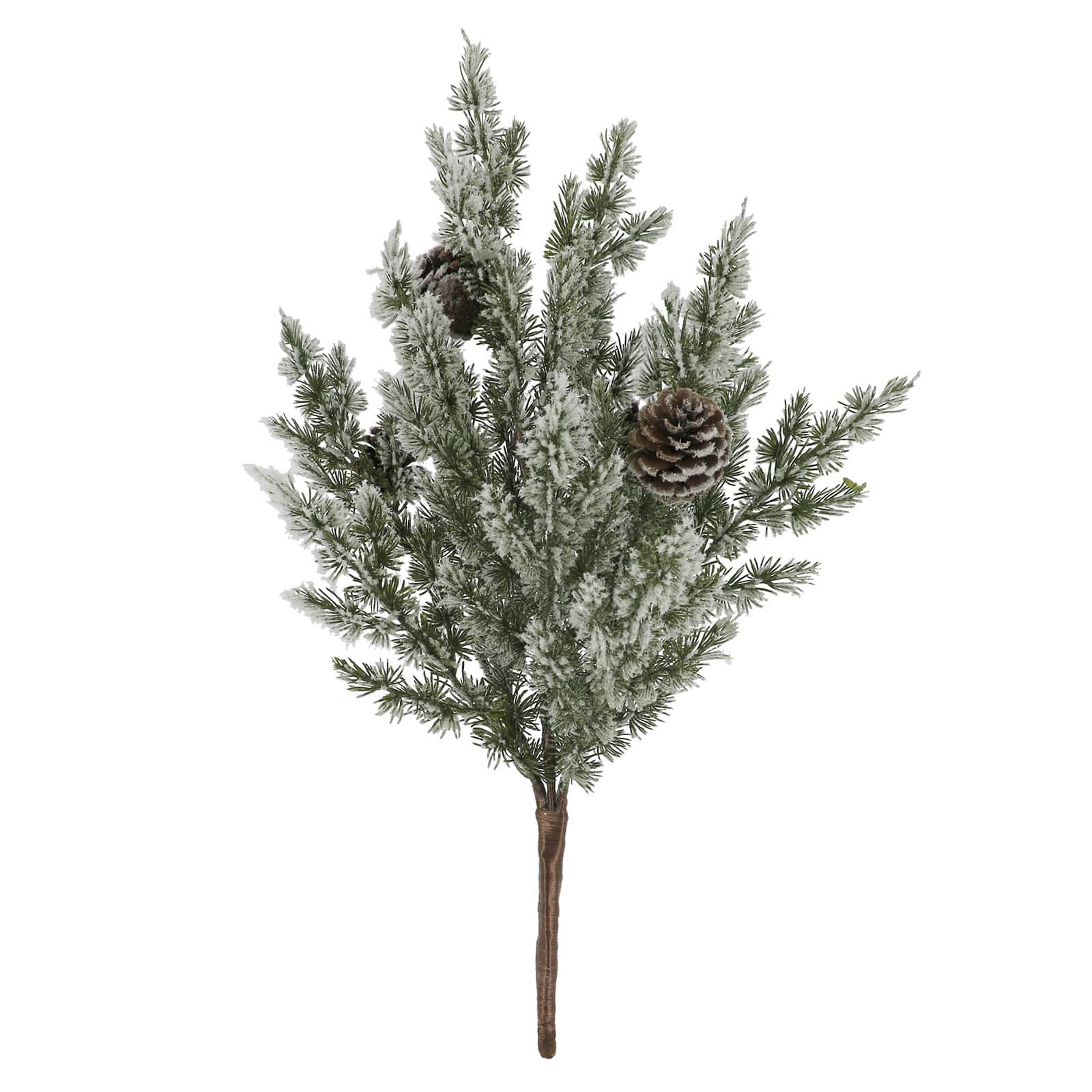 23.5&#x22; Snowy Pine &#x26; Pinecone Deluxe Bush by Ashland&#xAE;
