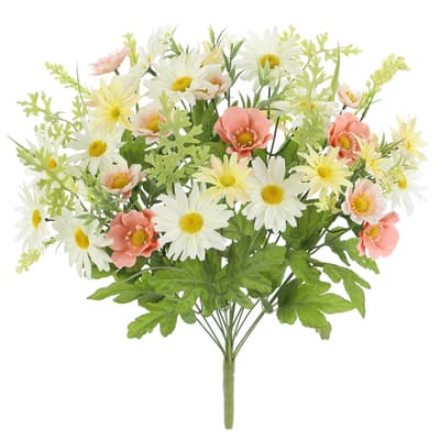 Cream, Yellow & Coral Mixed Daisy Bush by Ashland® | Michaels