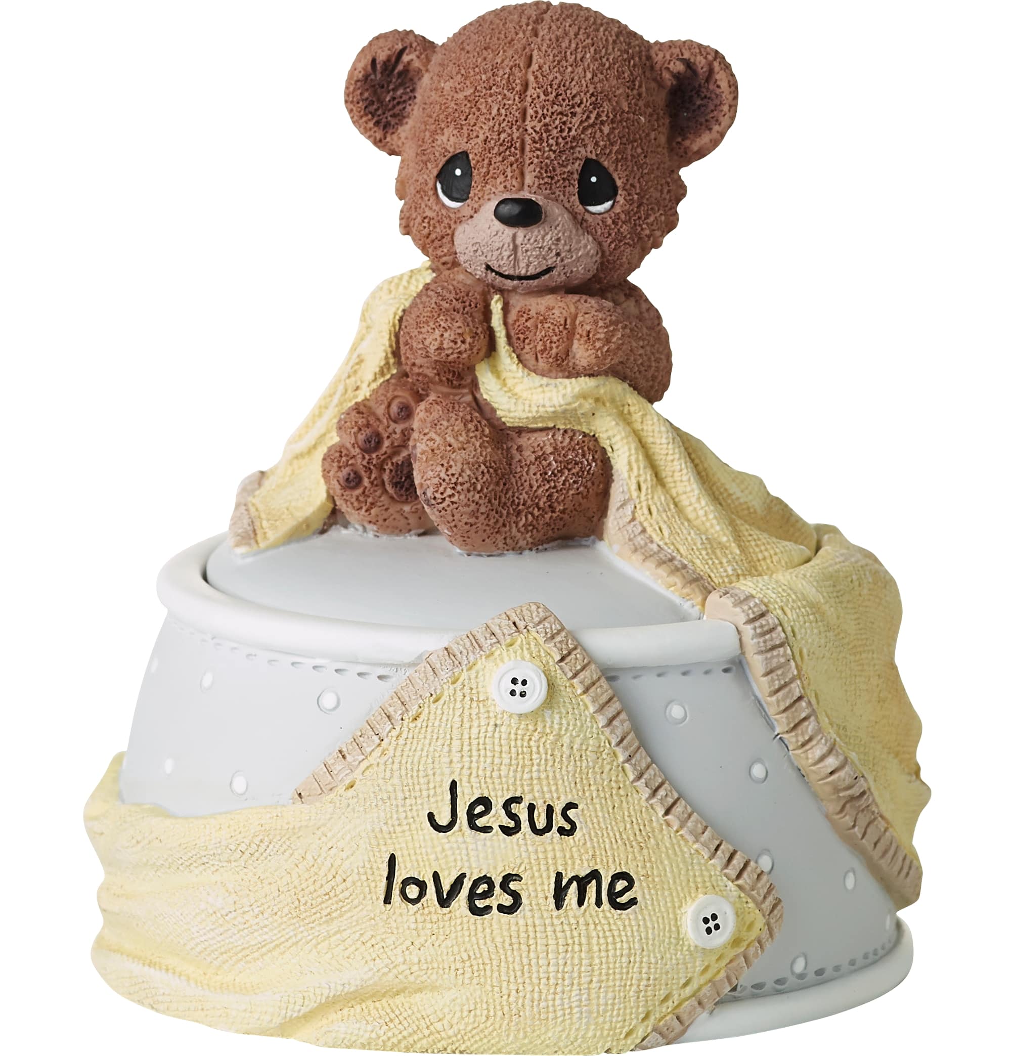 Precious Moments 3.5&#x22; Jesus Loves Me Keepsake Box