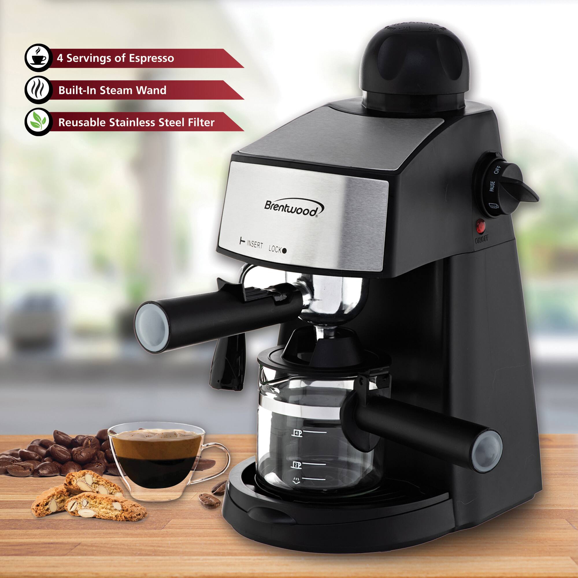 Brentwood 20oz. Espresso & Cappuccino Maker