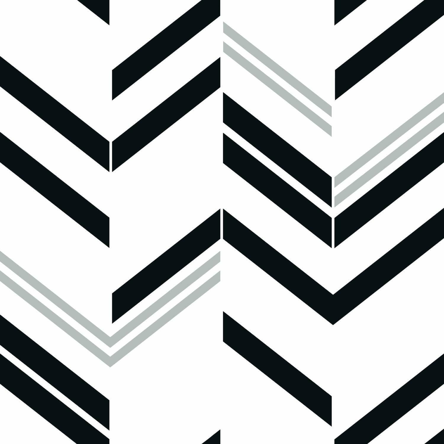 RoomMates Chevron Stripe Peel & Stick Wallpaper